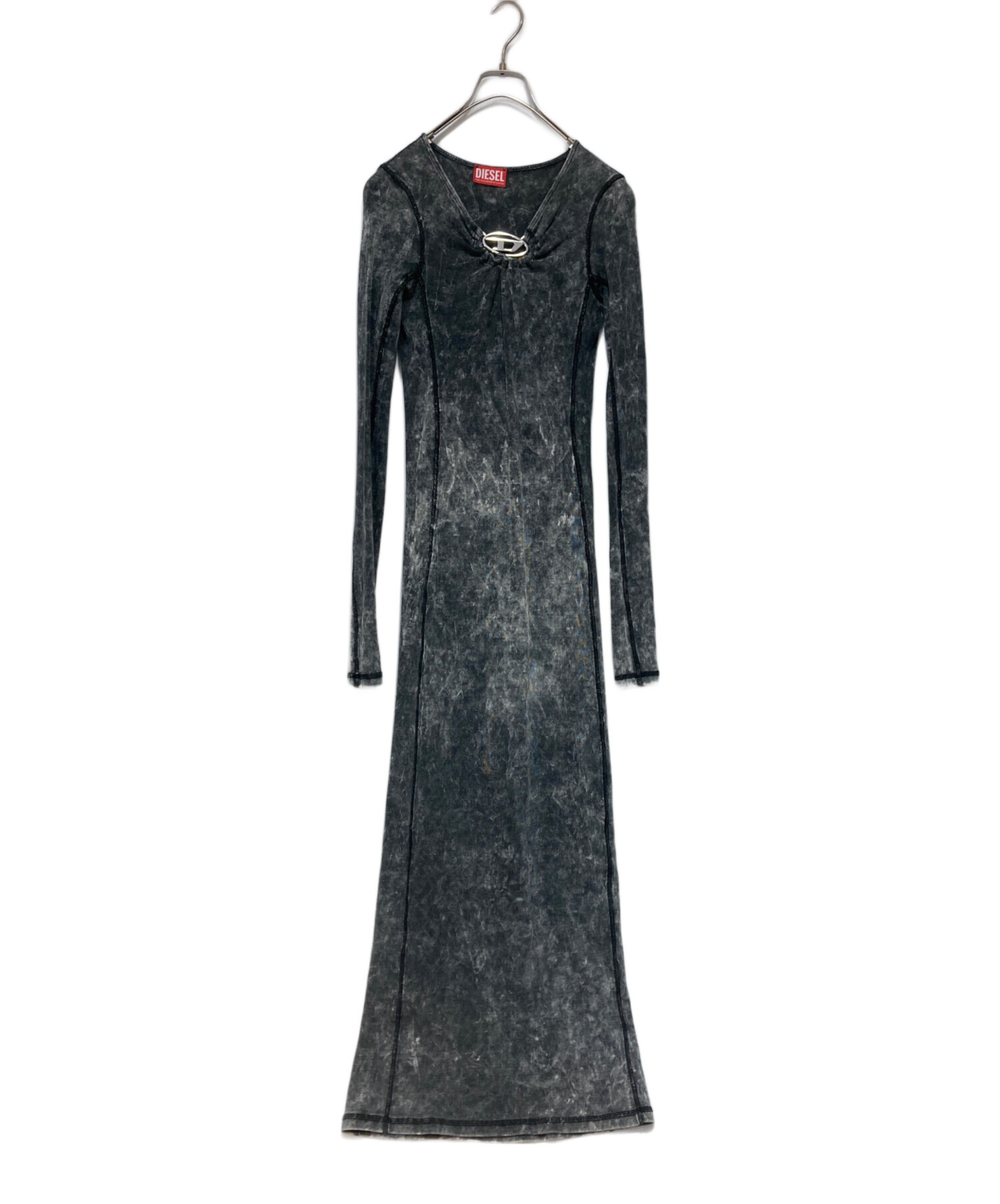 中古・古着通販】DIESEL (ディーゼル) Dロゴカットソーワンピース 