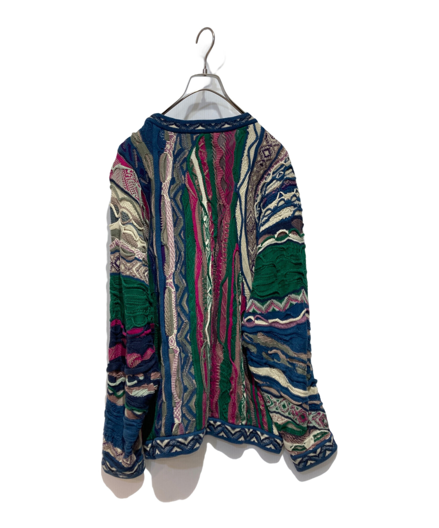 希少 90s coogi クージー 3D ニットベスト　前開き PM211 vintage クージー風3Dニットベスト 中古・古着通販COOGI (クージー) 3D