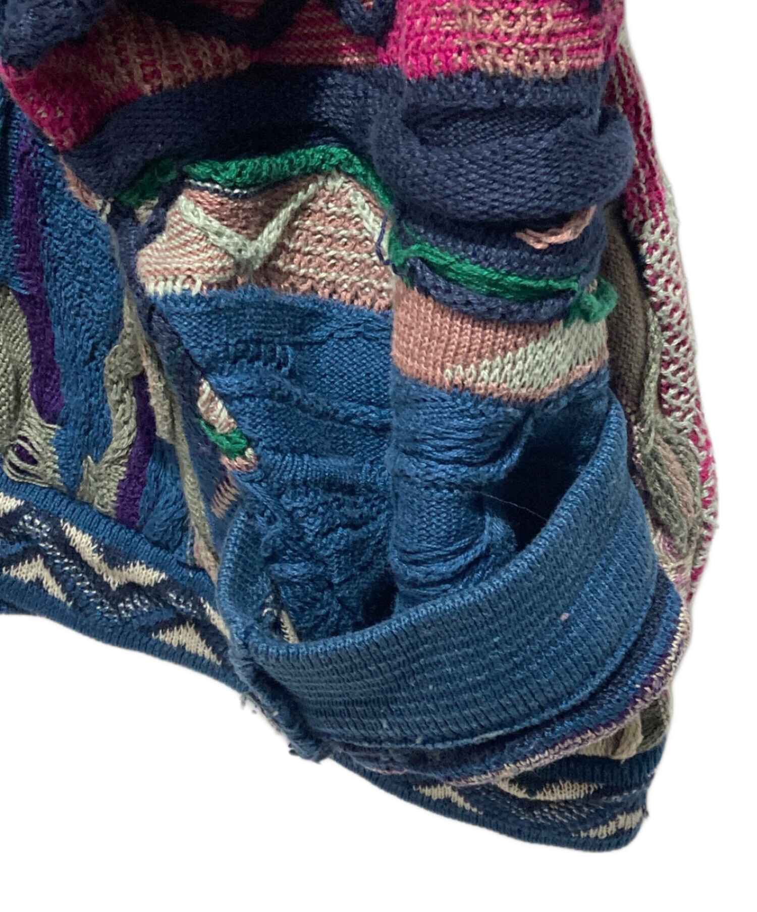 中古・古着通販】COOGI (クージー) 3Dニット ベージュ サイズ:L 