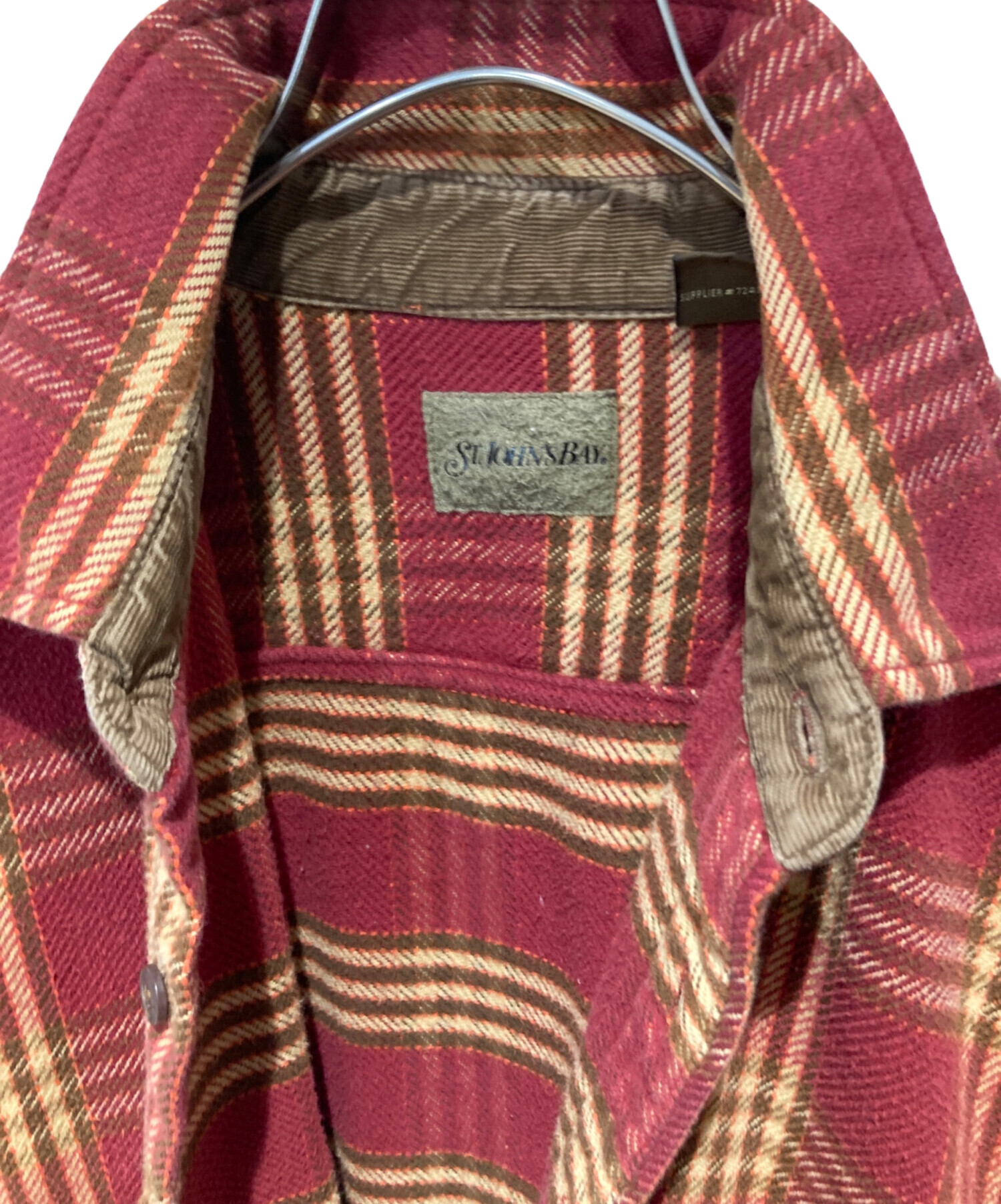 中古・古着通販】ST JOHN'S BAY (セントジョンズベイ) ヘビネルシャツ