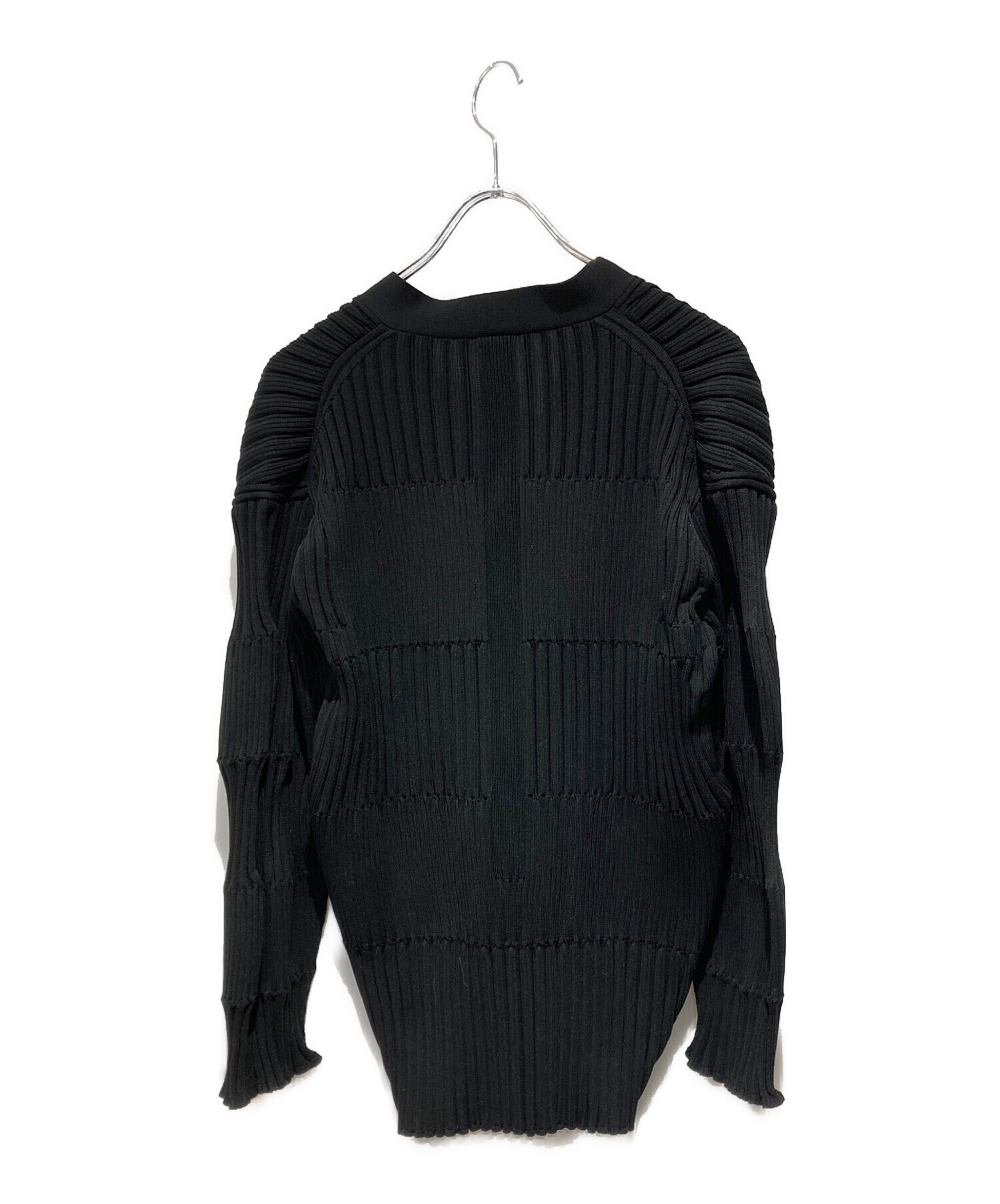 中古・古着通販】CFCL (シーエフシーエル) FLUTED CARDIGAN ブラック 