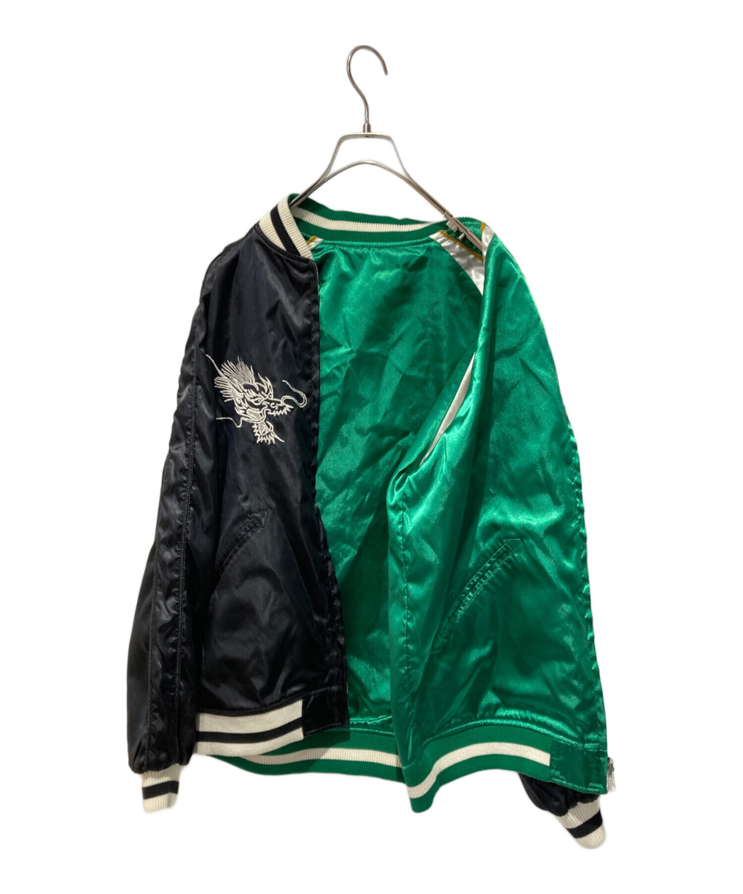 中古・古着通販】stussy (ステューシー) ドラゴン刺繍 リバーシブル