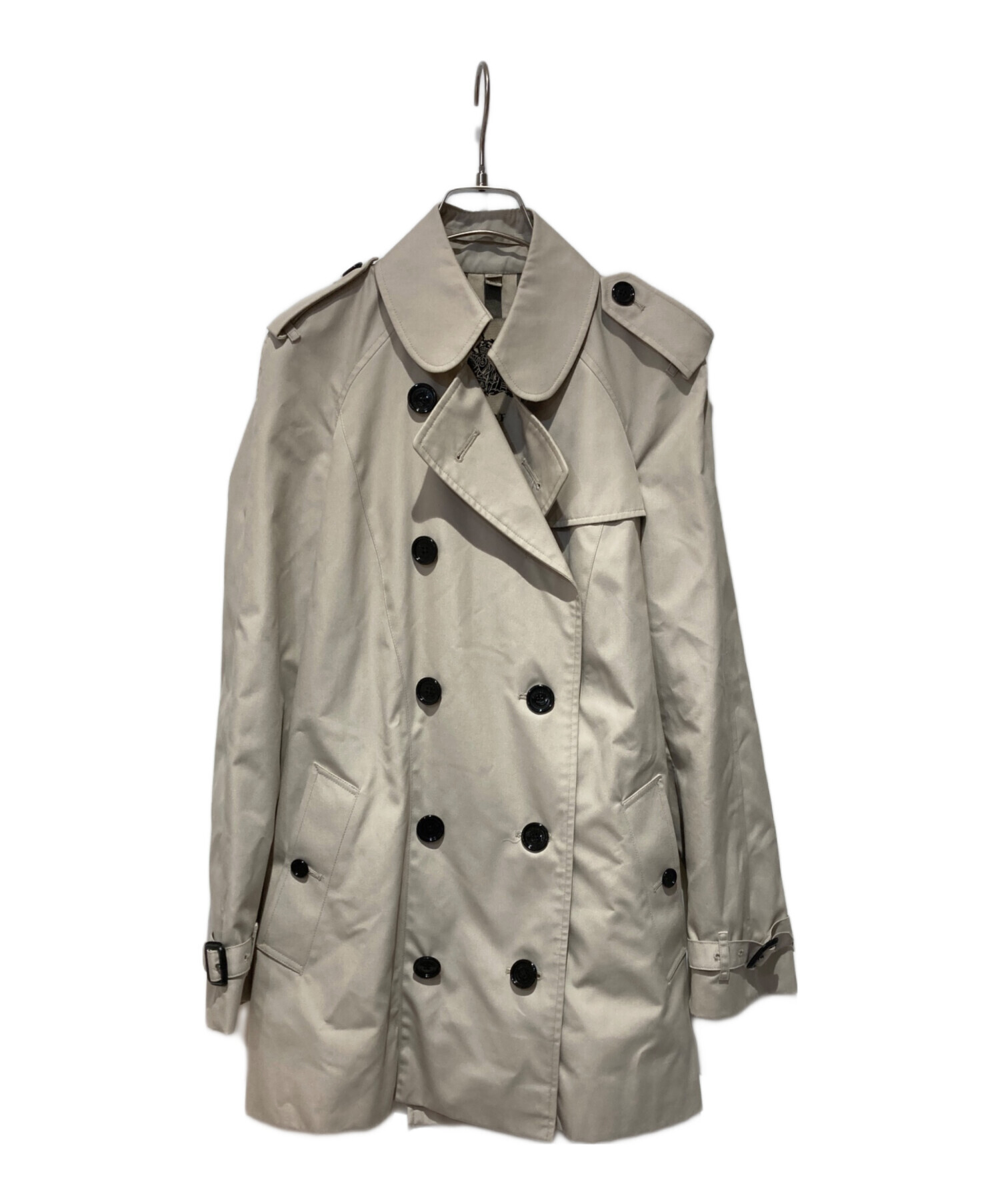未使用バーバリートレンチコート 36 ベージュ　チェック裏地 中古・古着通販】BURBERRY (バーバリー) 裏地ノヴアチェックトレンチ