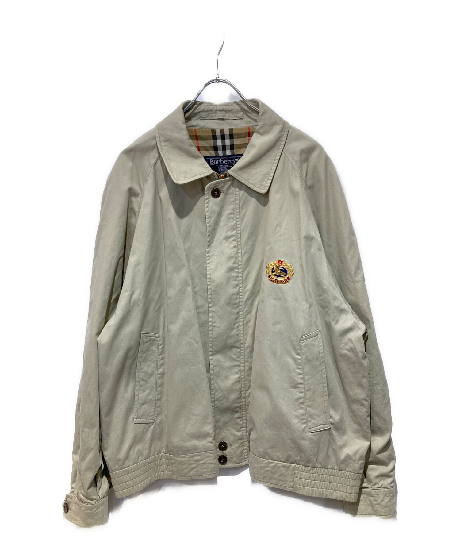 【未使用級 希少L】BURBERRY LONDON スイングトップ ノバチェック 希少 美品 BURBERRY スウィングトップ ノバチェック 4L 大きいサイズ