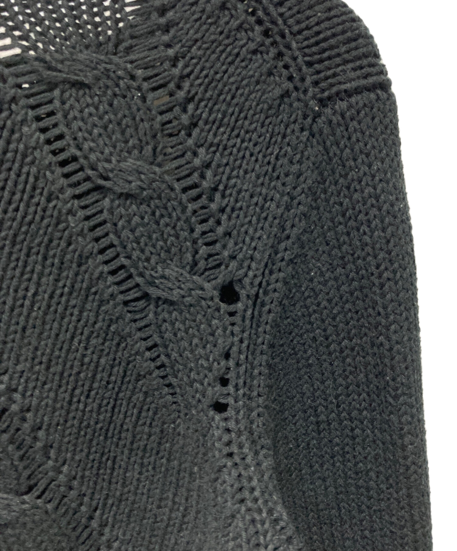 yoji yamamoto POUR HOMMEアシンメトリーカーディガン Yohji Yamamoto 