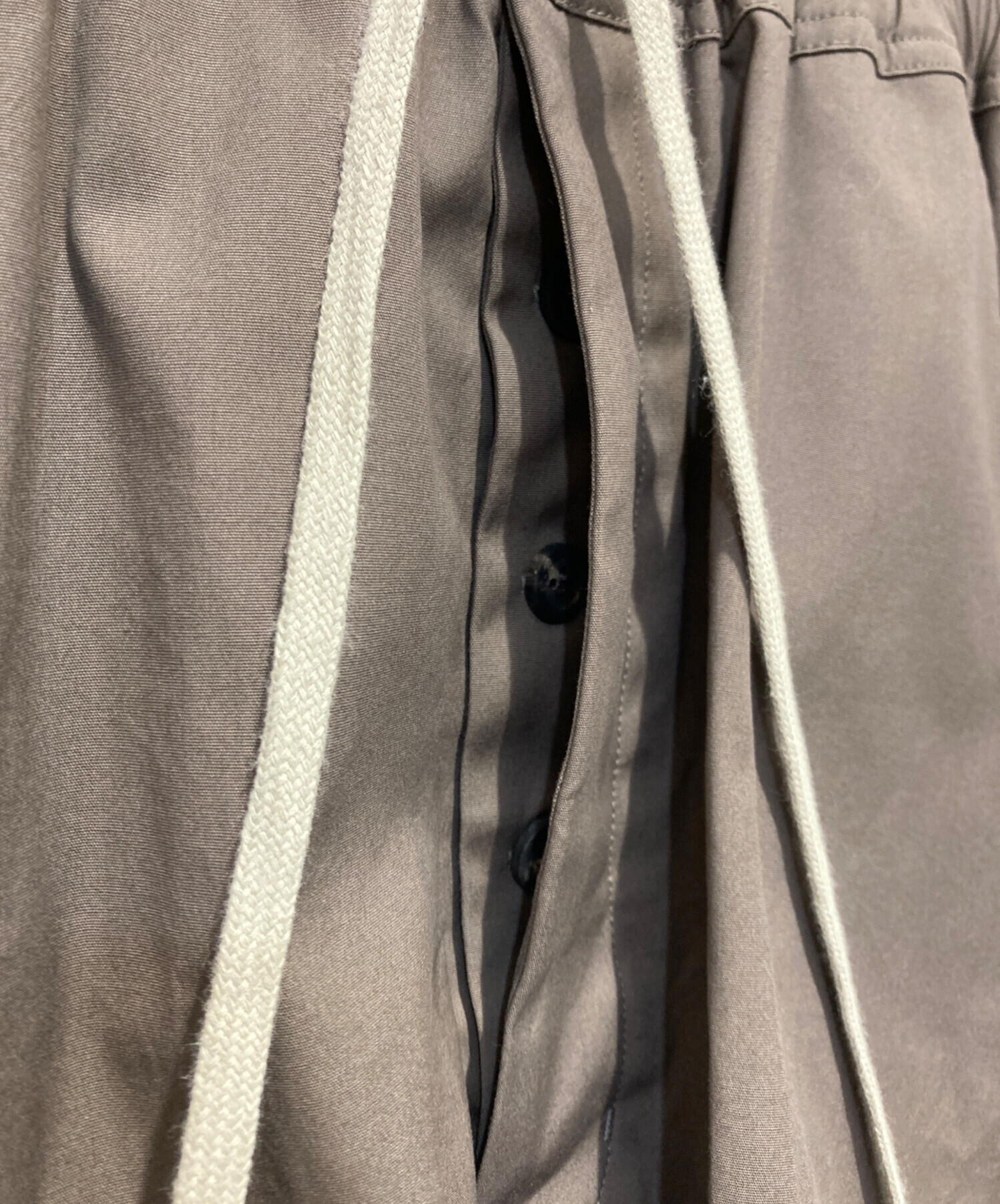 RICK OWENS 23SS DRAWSTRING LONG 44サイズ TE Rick Owens（リック・オウエンス） トラウザーズパンツ DRAWSTRING