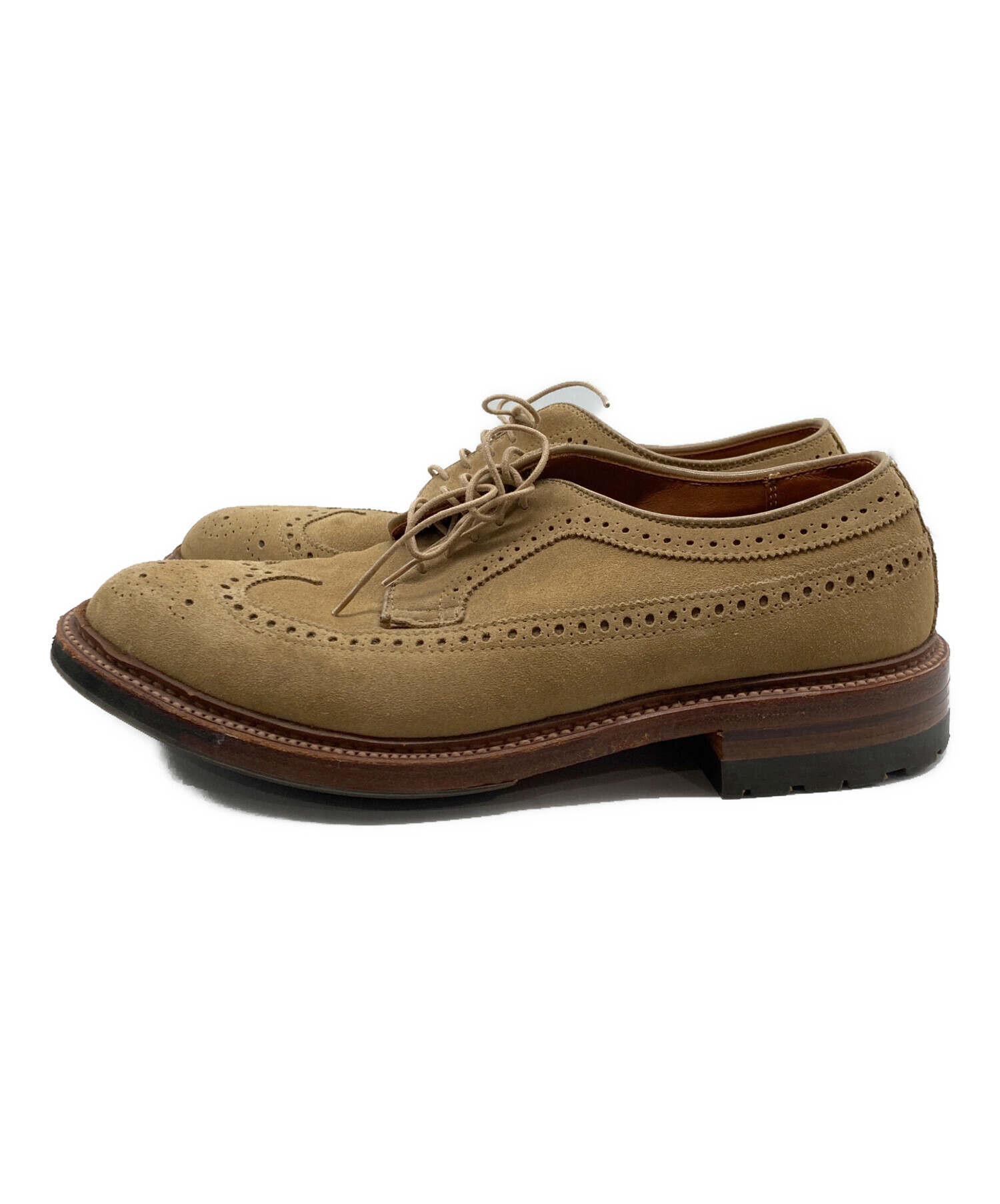 中古・古着通販】ALDEN (オールデン) スエード ウイングチップシューズ