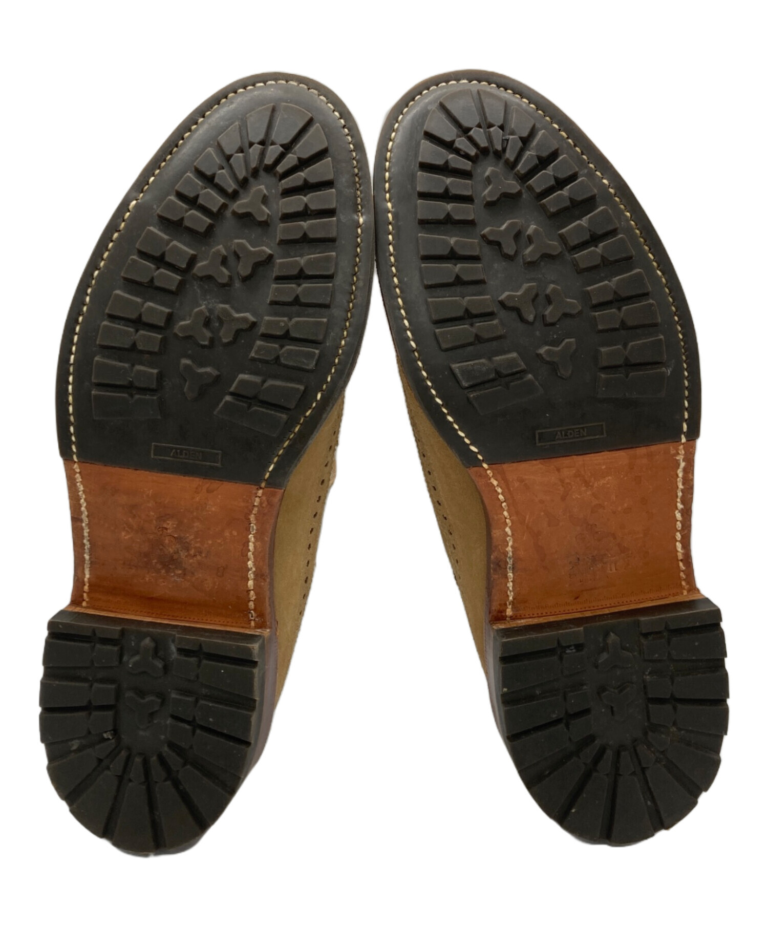中古・古着通販】ALDEN (オールデン) スエード ウイングチップシューズ