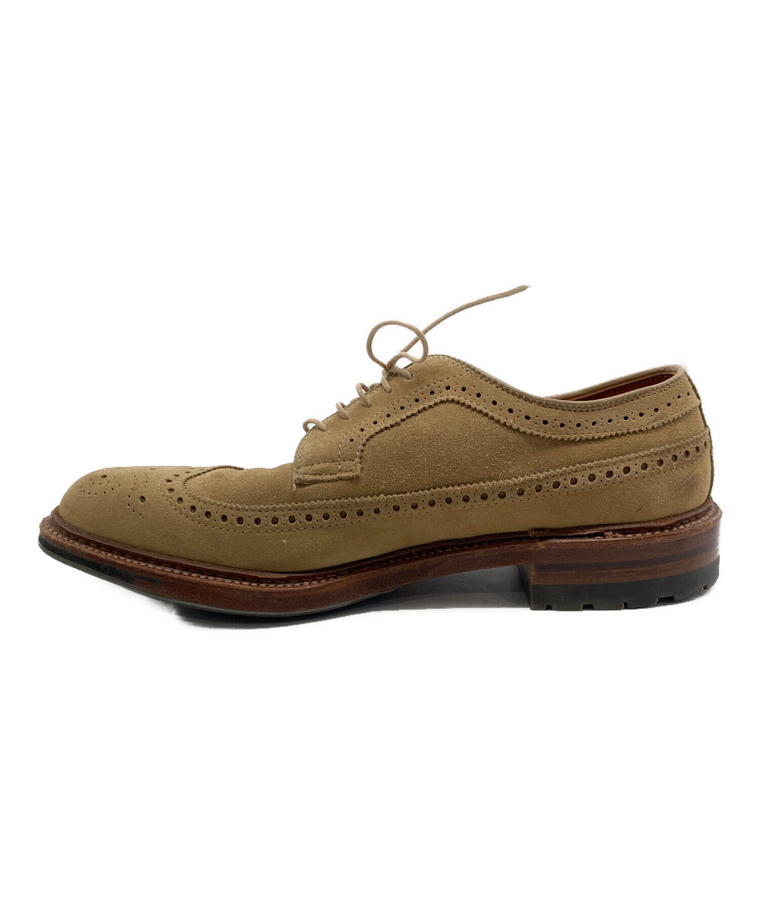 中古・古着通販】ALDEN (オールデン) スエード ウイングチップシューズ