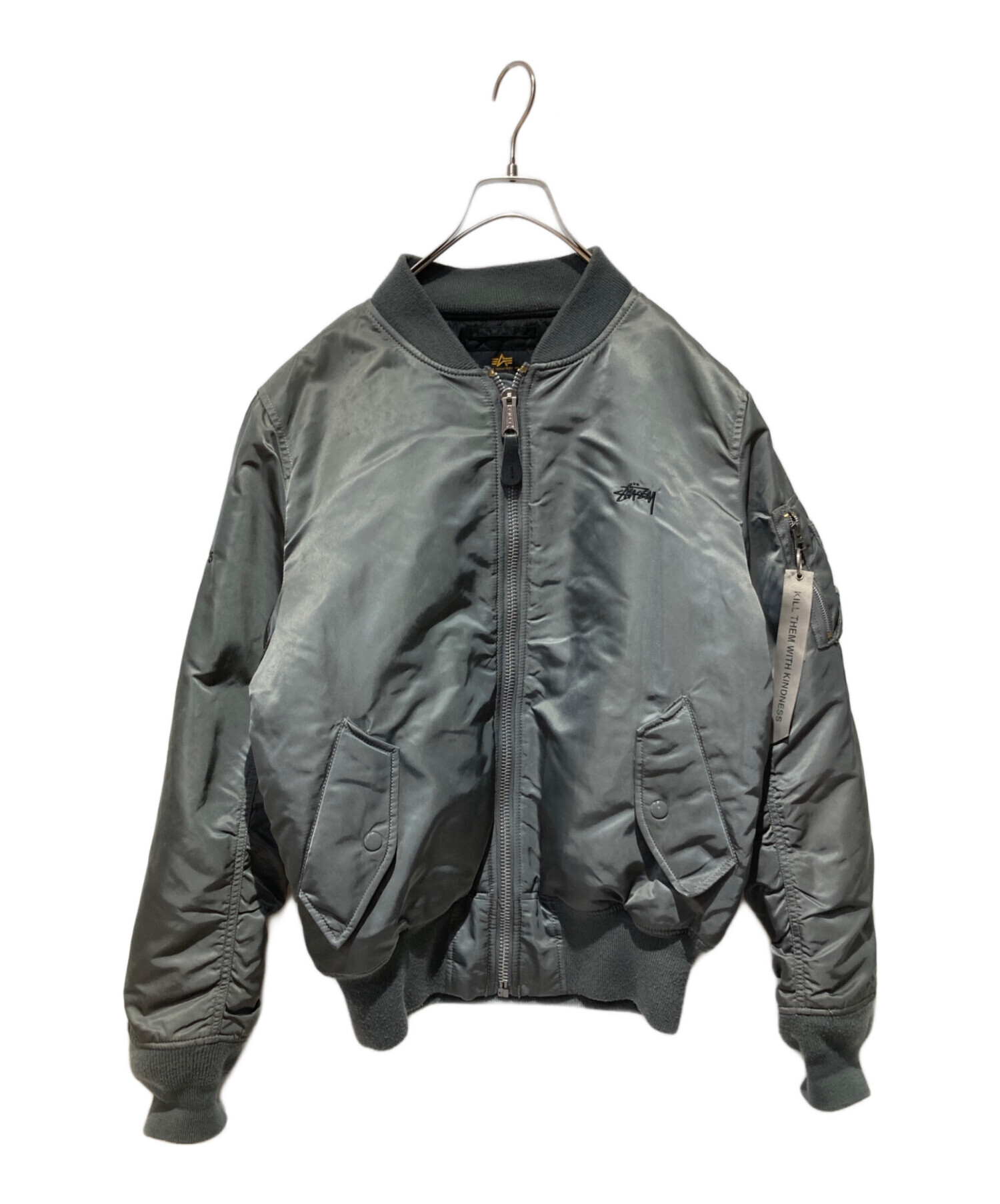 STUSSY 25周年記念 Fragment Alpha MA-1 Lサイズ フライトジャケット