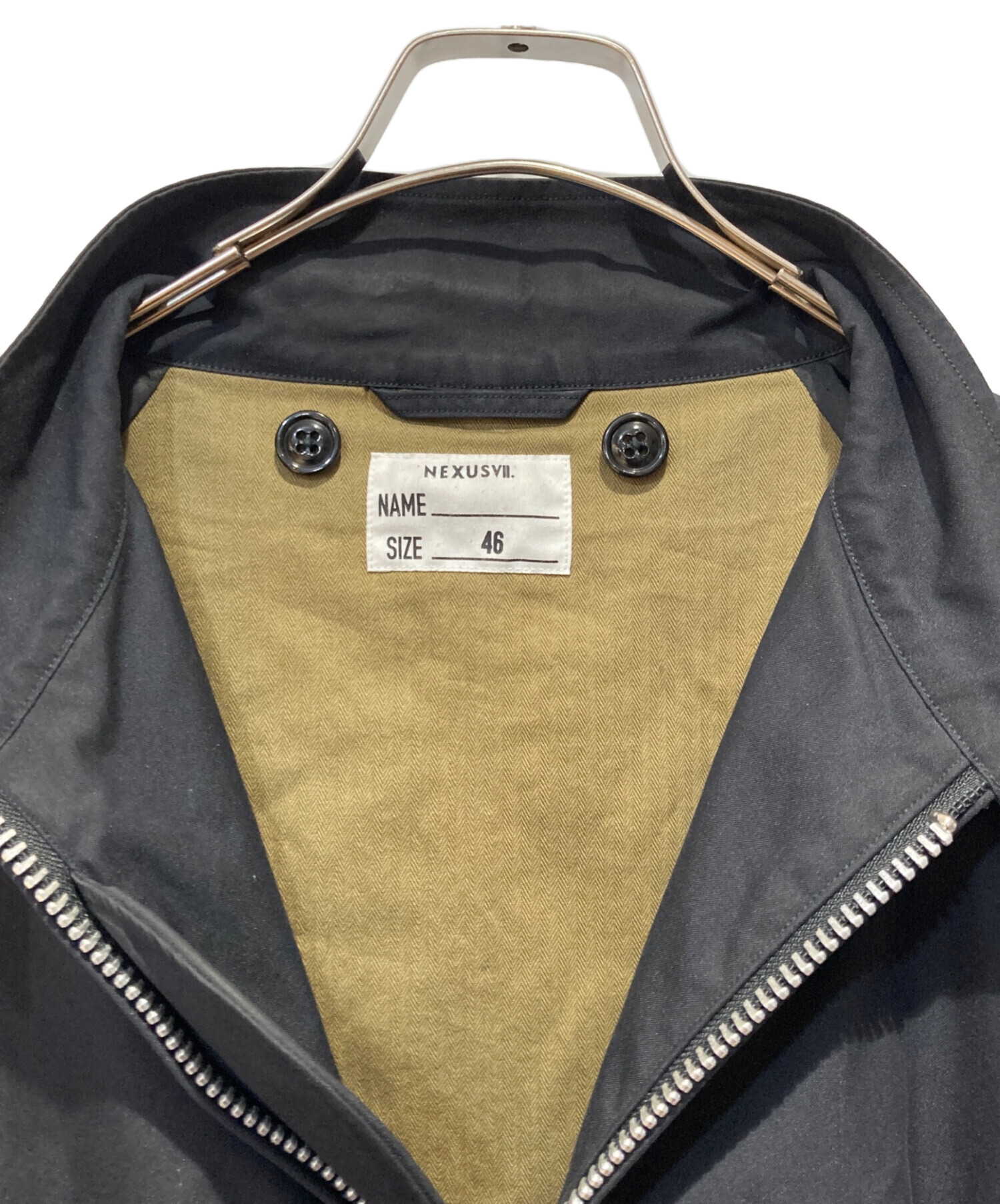 中古・古着通販】NEXUSVII (ネクサスセブン) ロングコート ブラック 