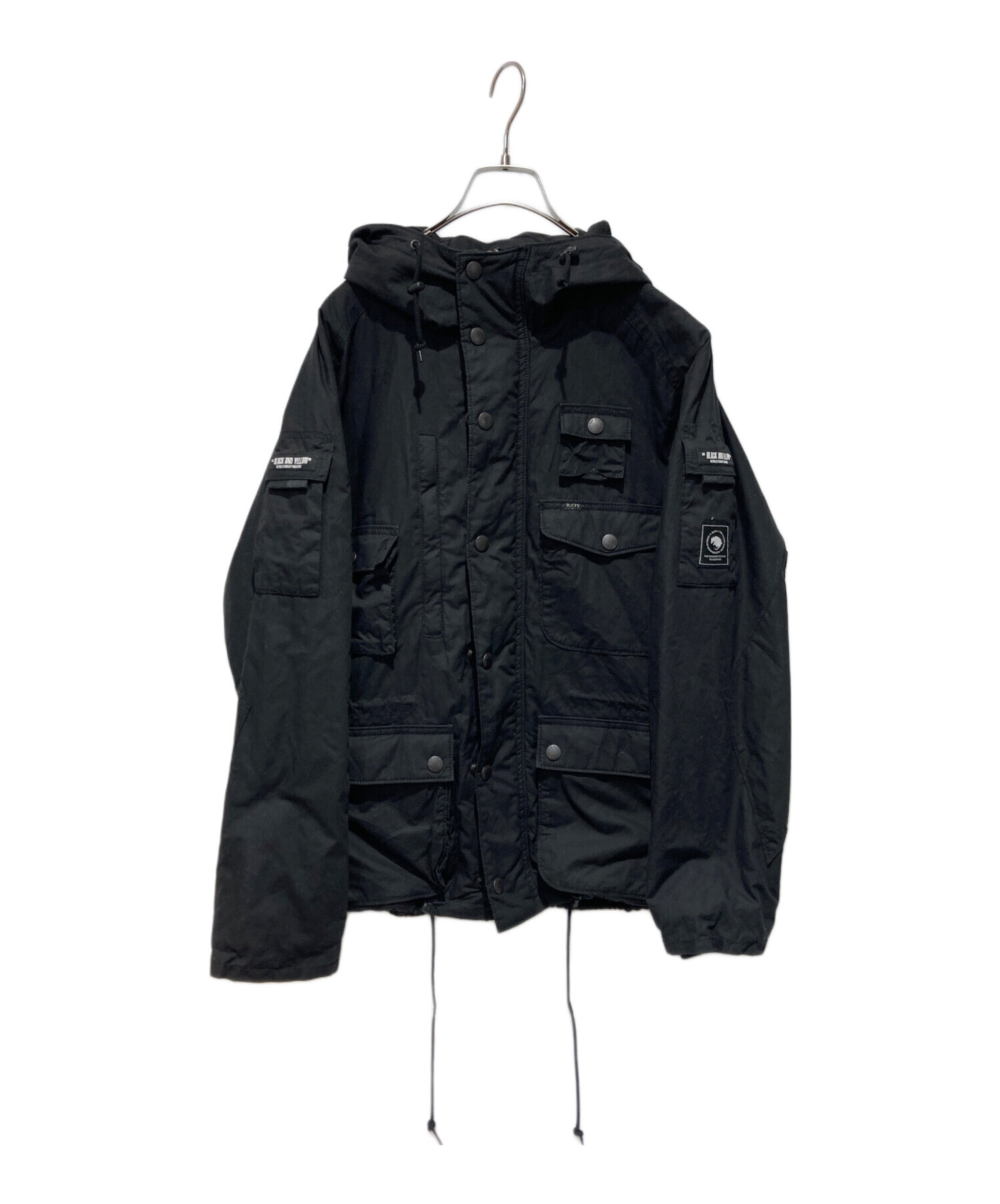 中古・古着通販】RATS (ラッツ) ミリタリージャケット ブラック サイズ 