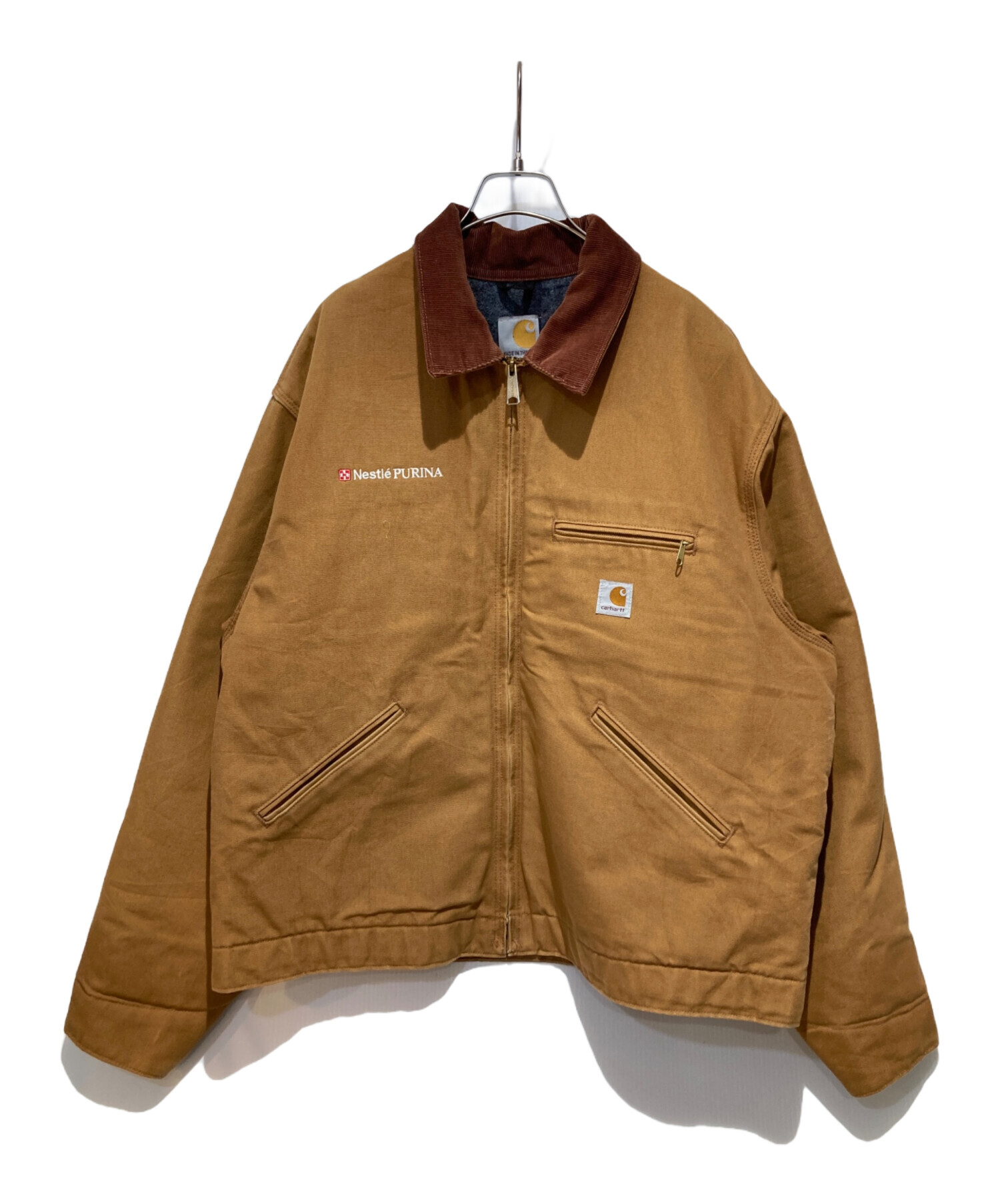 Carhartt カーハート デトロイトジャケット ベージュ 中古・古着通販】CarHartt (カーハート) デトロイトジャケット
