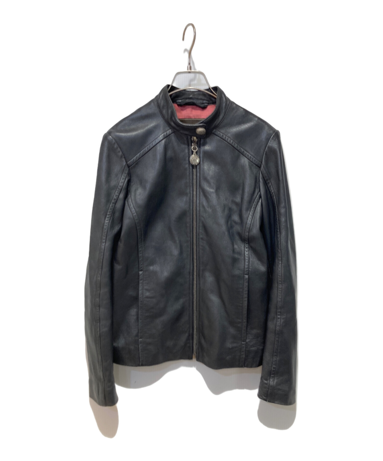 中古・古着通販】COACH (コーチ) ラムレザージャケット ブラック 