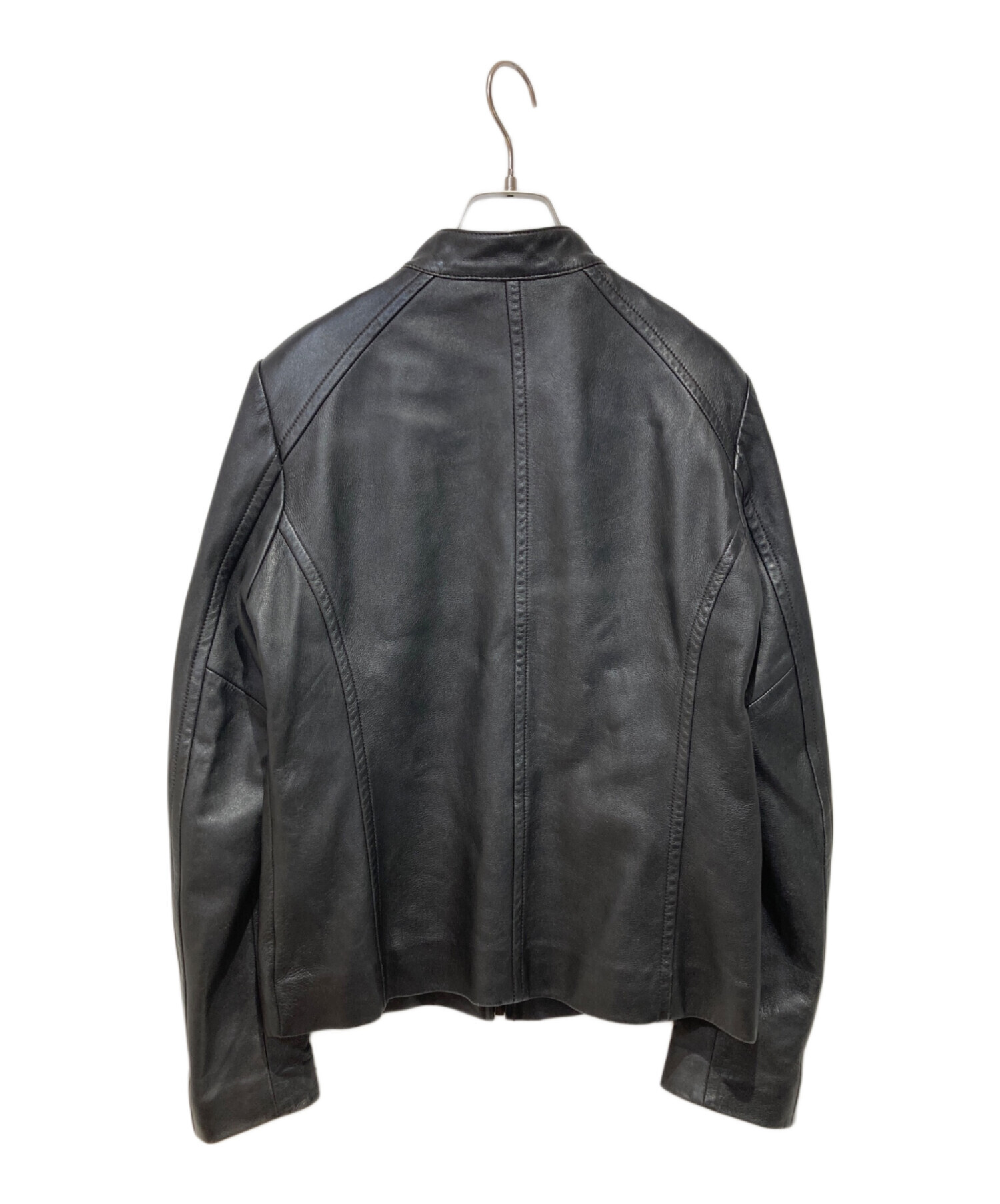 中古・古着通販】COACH (コーチ) ラムレザージャケット ブラック