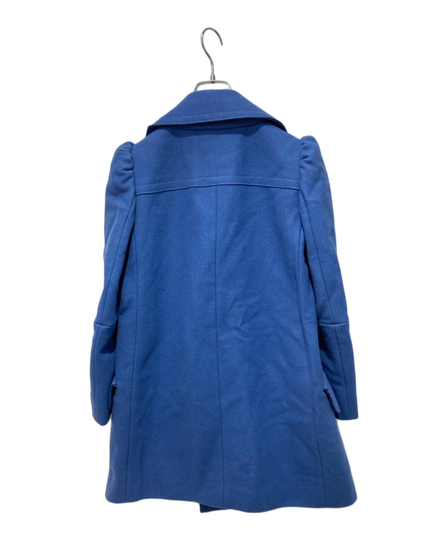中古・古着通販】MIU MIU (ミュウミュウ) ダブルブレスコート ブルー 