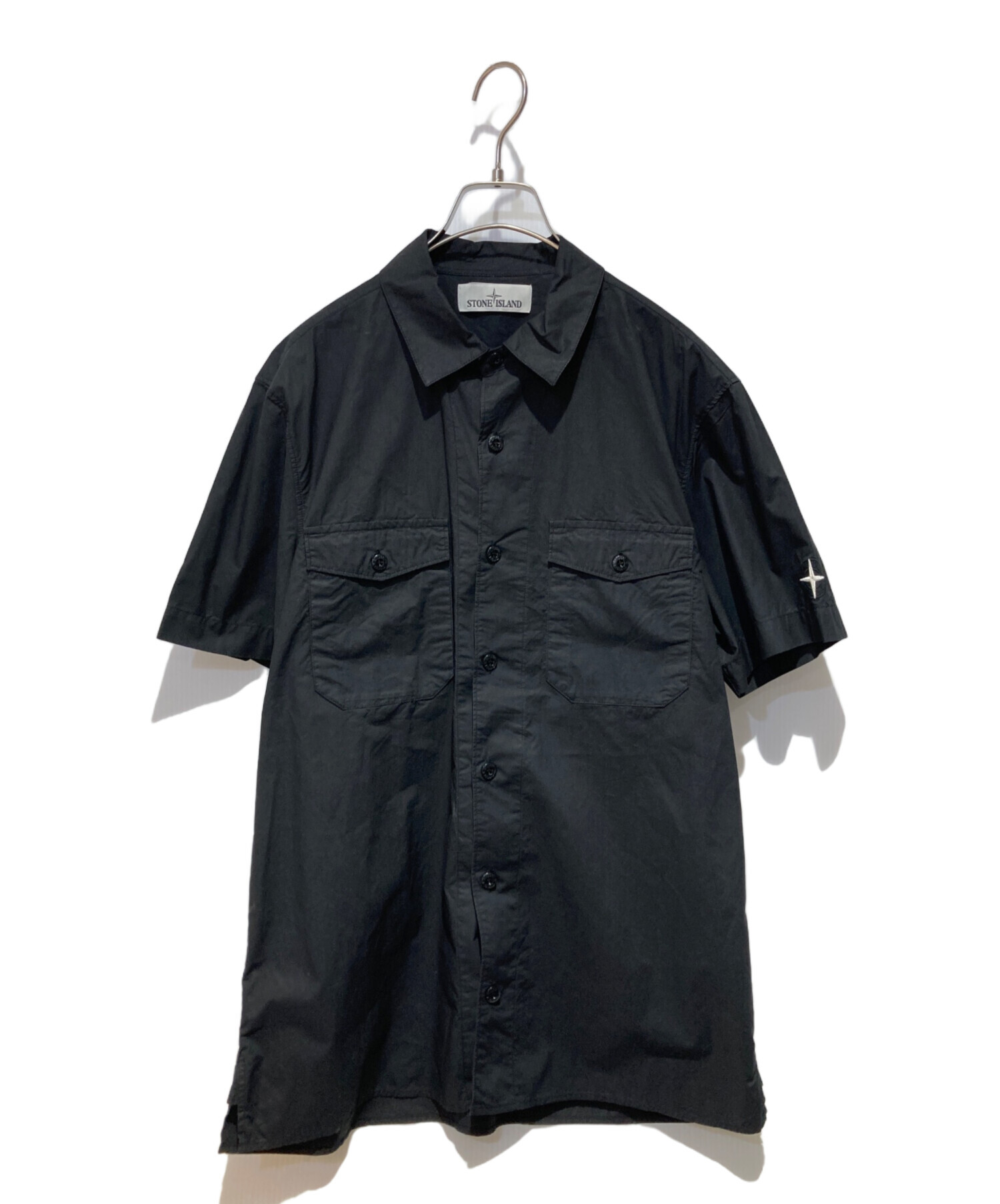 中古・古着通販】STONE ISLAND (ストーンアイランド) 半袖シャツ 中古・古着通販】STONE ISLAND (ストーンアイランド) 半袖シャツ