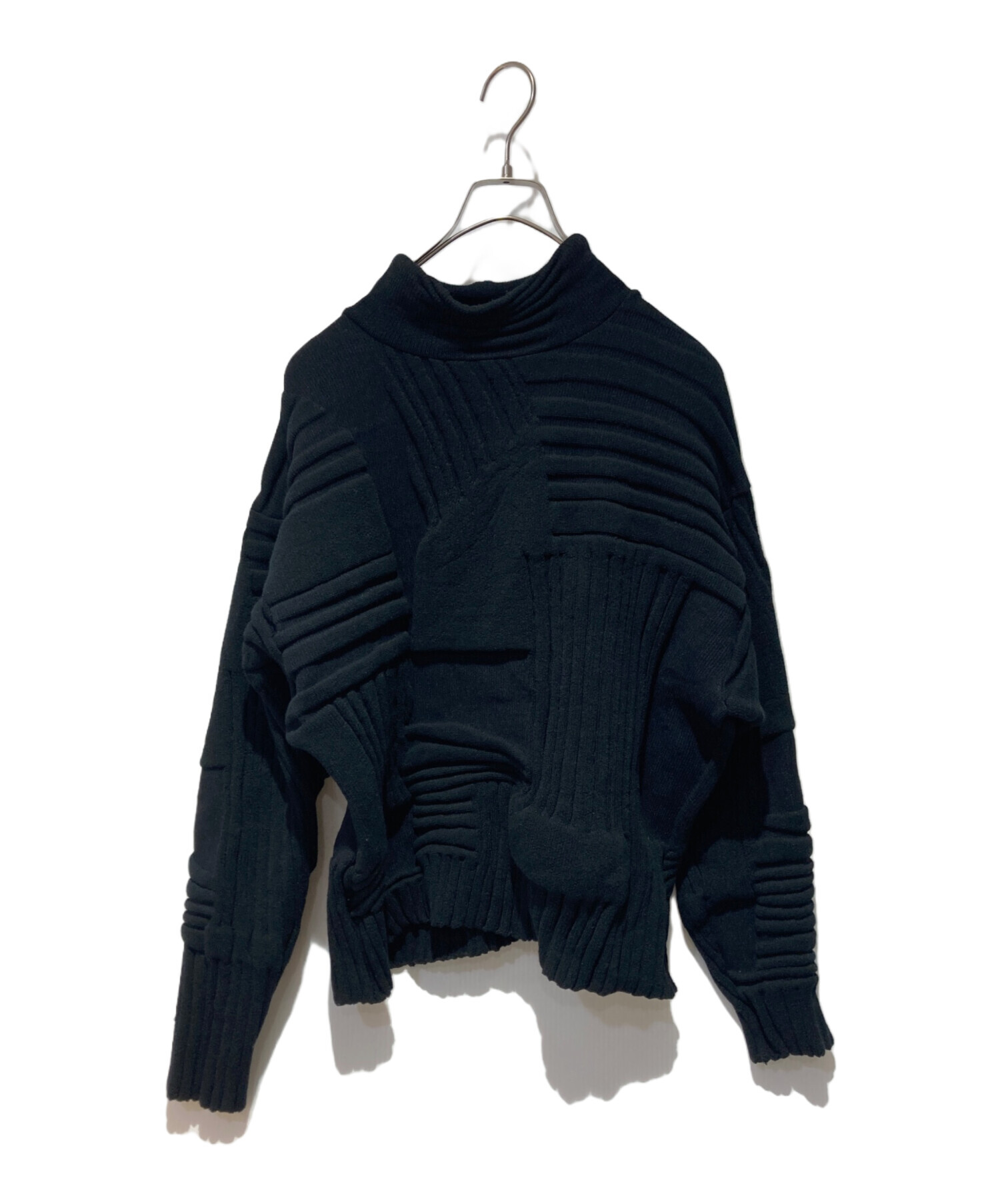 てるり 中古・古着通販】IM MEN (アイム メン) DEKOBOKO KNIT ブラック サイズ