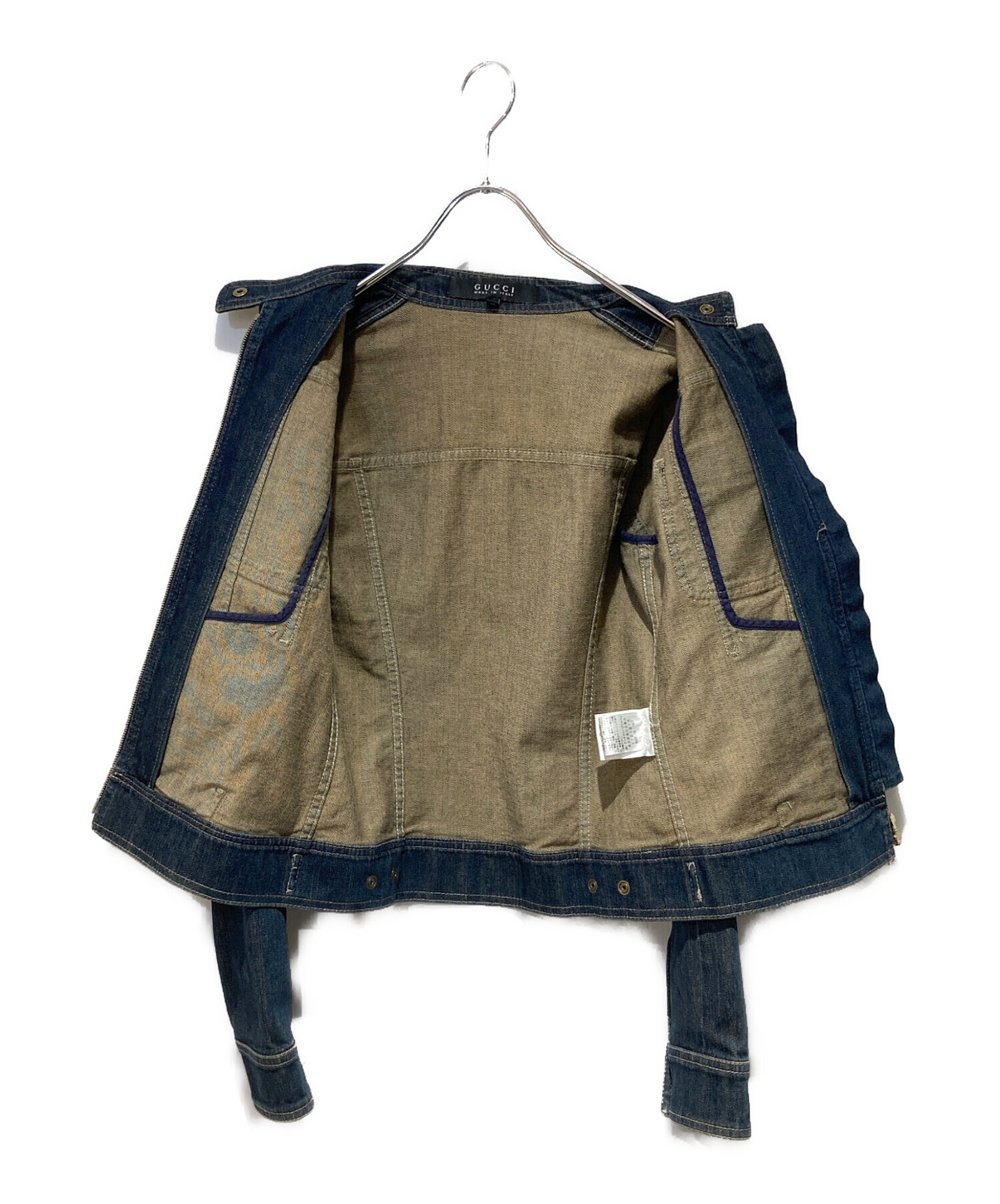 中古・古着通販】GUCCI (グッチ) シェリーラインデニムジャケット