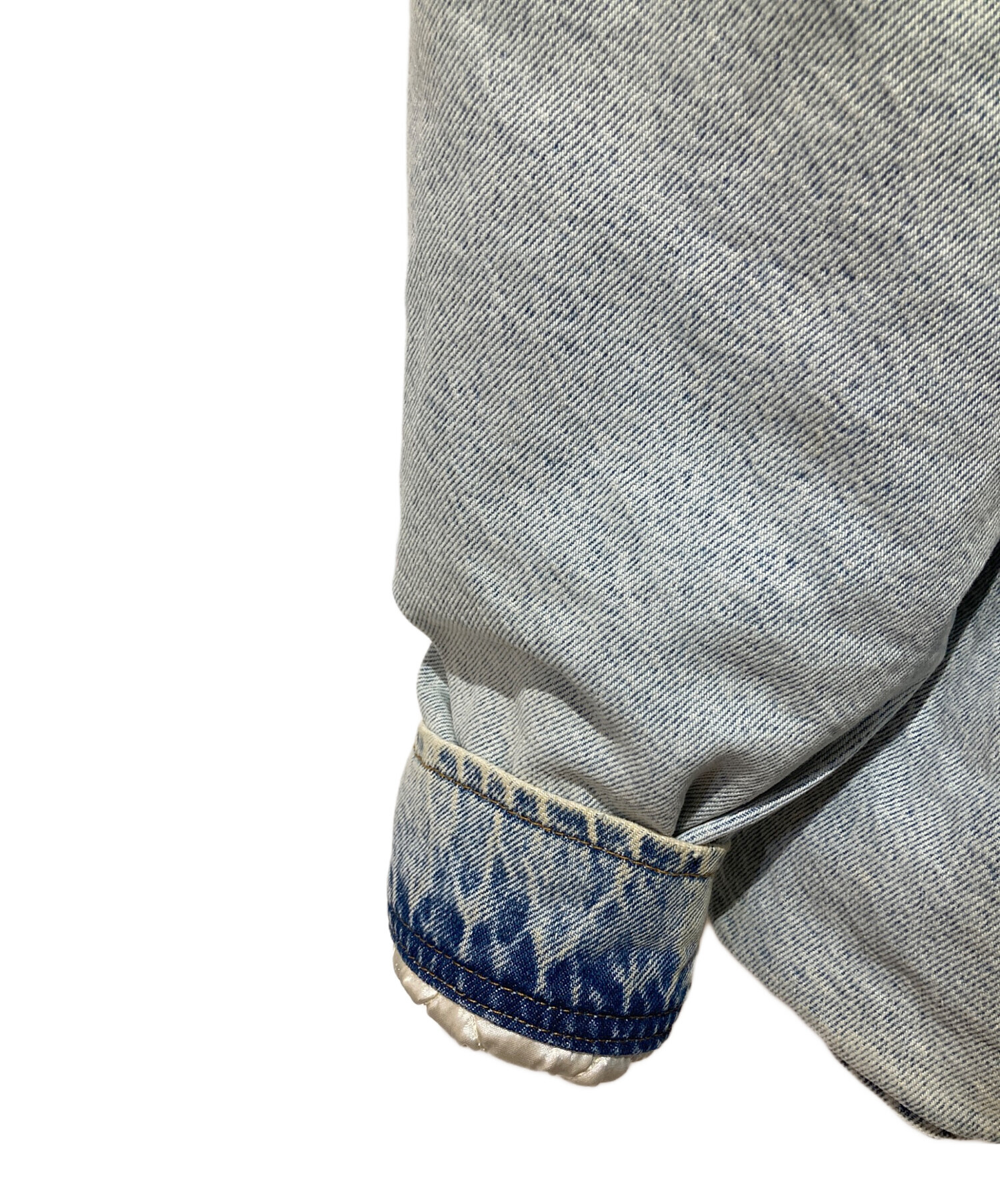 中古・古着通販】stussy (ステューシー) ボアデニムランチジャケット