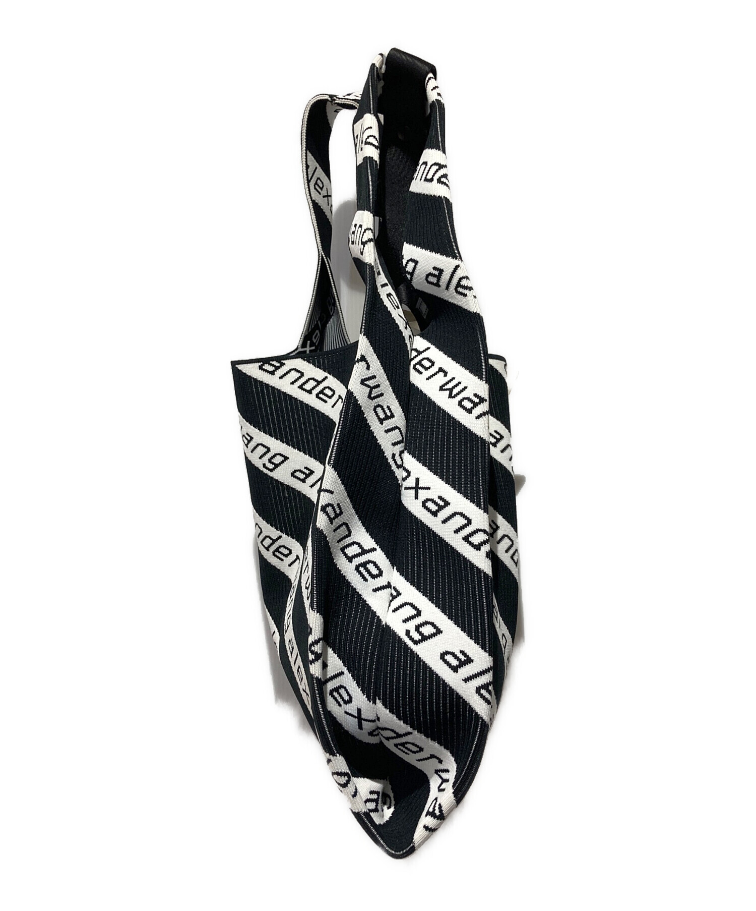 Alexander Wang ロゴバックル ショルダーバッグ　ブラック 中古・古着通販】ALEXANDER WANG (アレキサンダー・ワン) ロゴニット