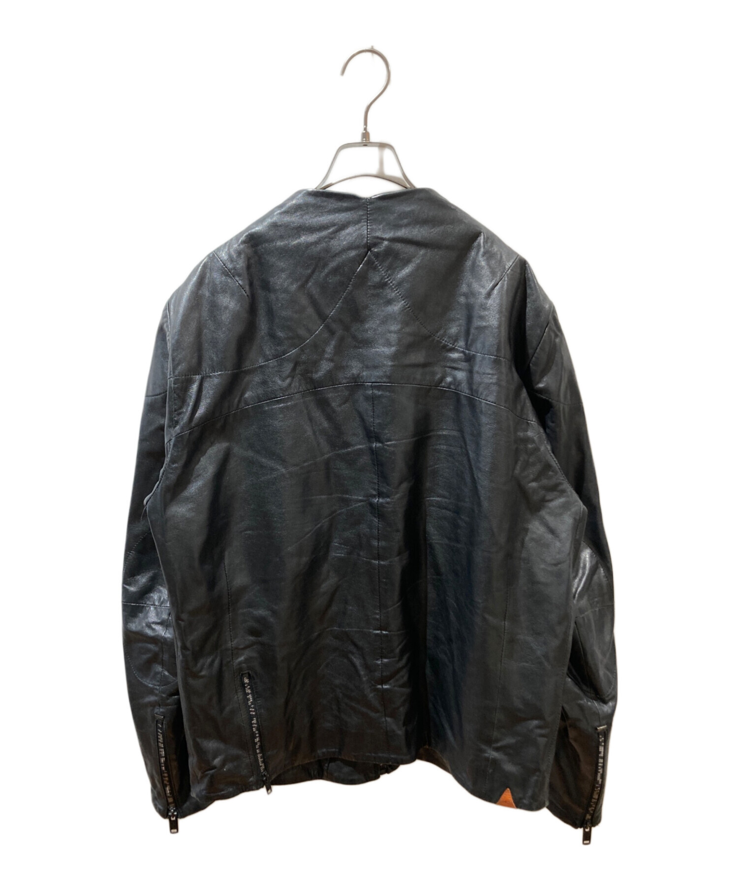 【美品】DENHAM☆レザージャケット☆牛革☆ブラック☆Mサイズ☆ 中古・古着通販】Denham (デンハム) レザージャケット ブラック サイズ
