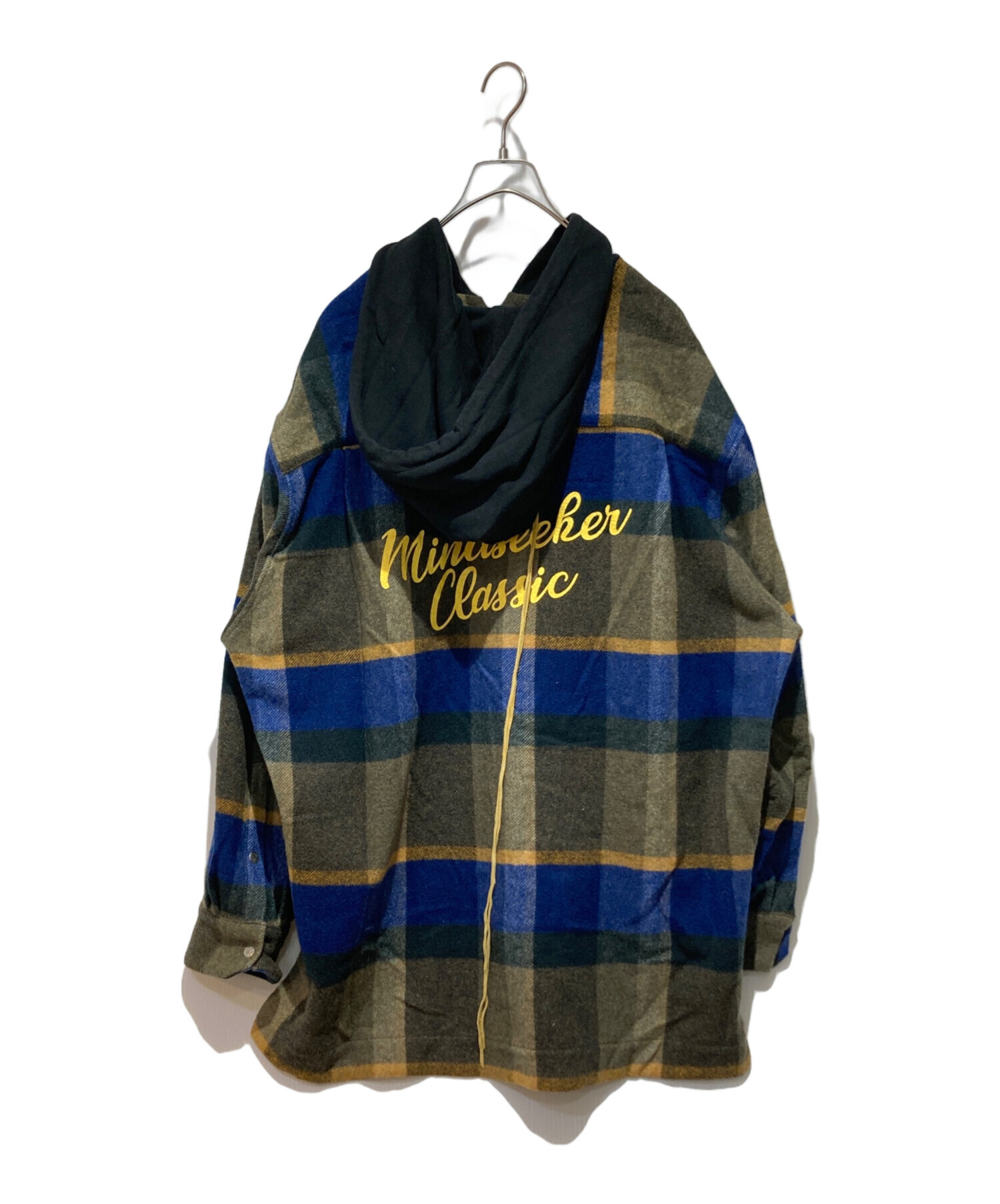 【新品未使用】MINDSEEKER マインドシーカー チェック柄 ジャケット 中古・古着通販】MINDSEEKER (マインドシーカー) MSB HOOD CHECK SHIRT