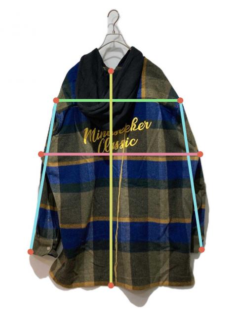 中古・古着通販】MINDSEEKER (マインドシーカー) MSB HOOD CHECK SHIRT