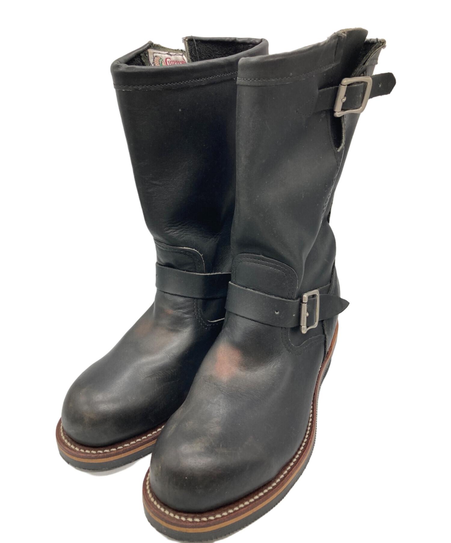 中古・古着通販】CHIPPEWA (チペワ) エンジニアブーツ ブラック サイズ
