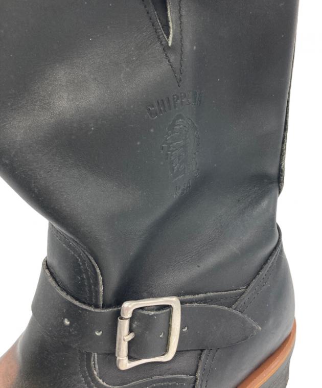 中古・古着通販】CHIPPEWA (チペワ) エンジニアブーツ ブラック サイズ