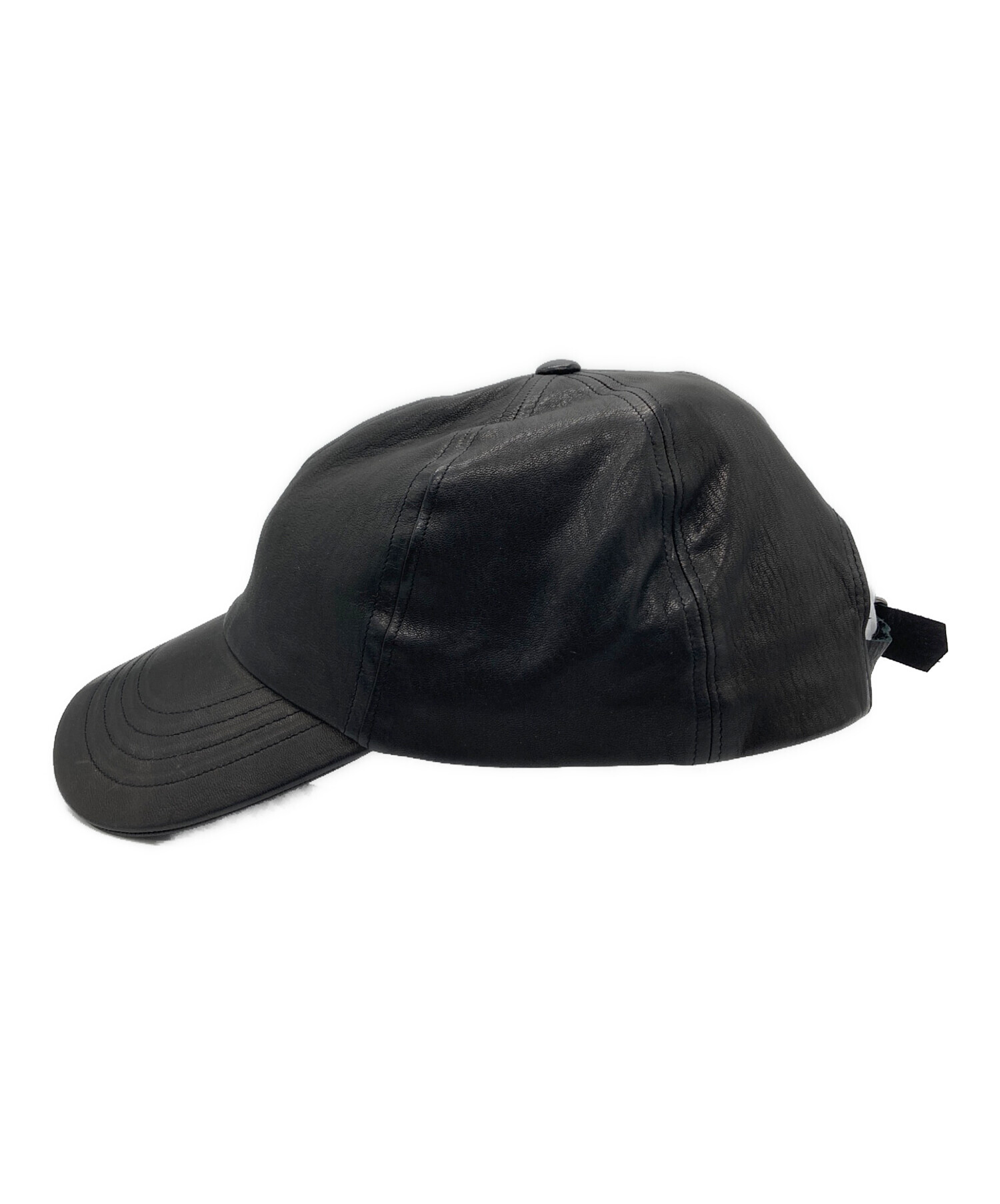 中古・古着通販】AUBERGE (オーベルジュ) CAP CUIR ブラック｜ブランド 