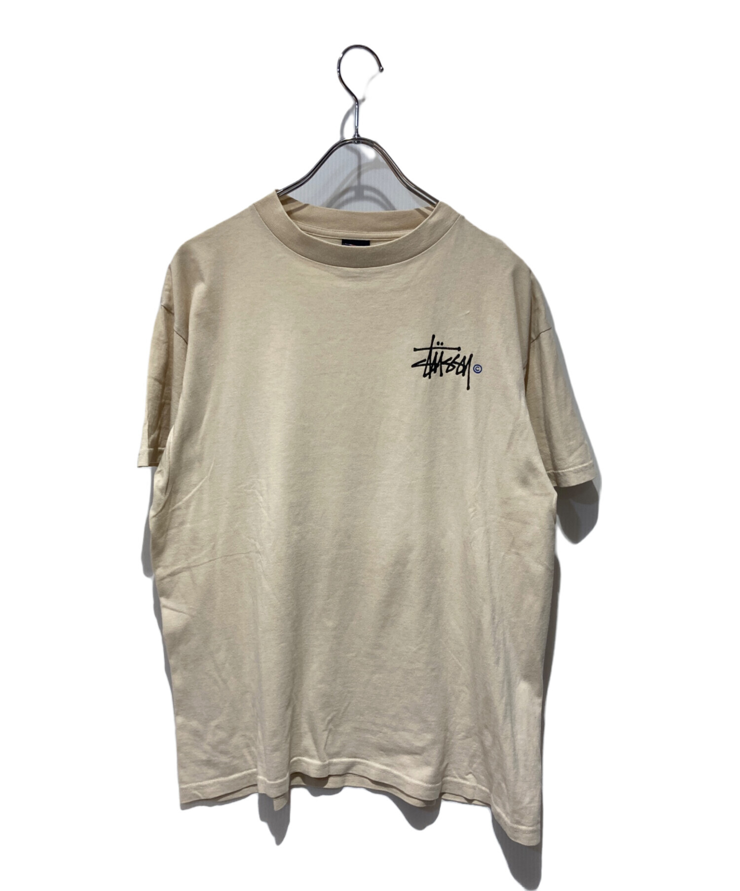 中古・古着通販】stussy (ステューシー) プリントTシャツ ベージュ