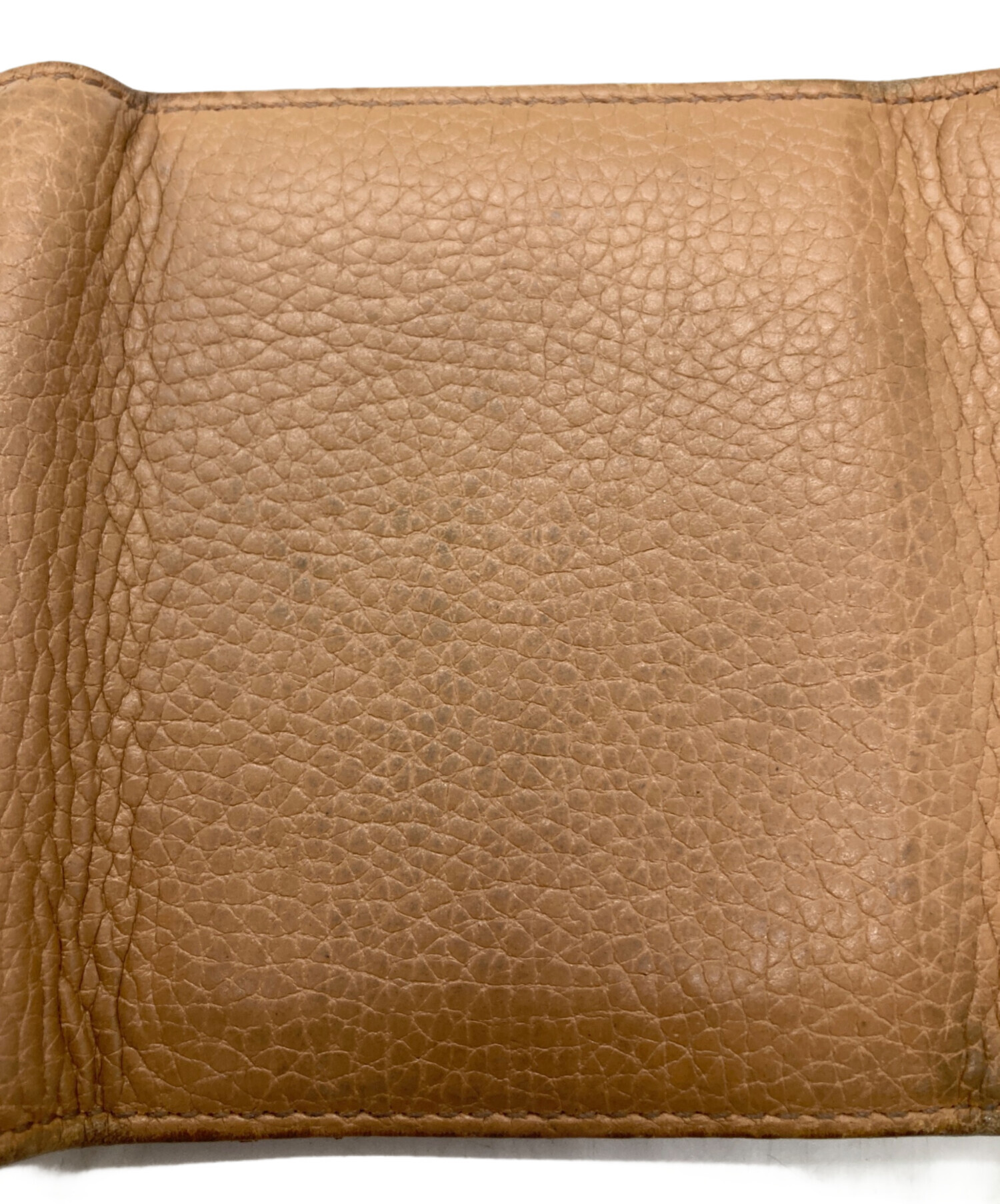 中古・古着通販】GUCCI (グッチ) 3つ折り財布 ベージュ｜ブランド