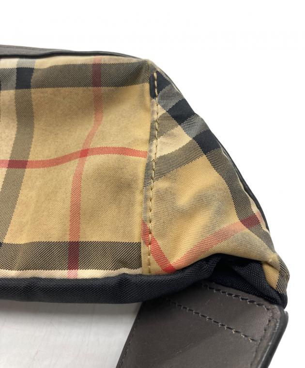 中古・古着通販】BURBERRY (バーバリー) ボディーバッグ ブラック