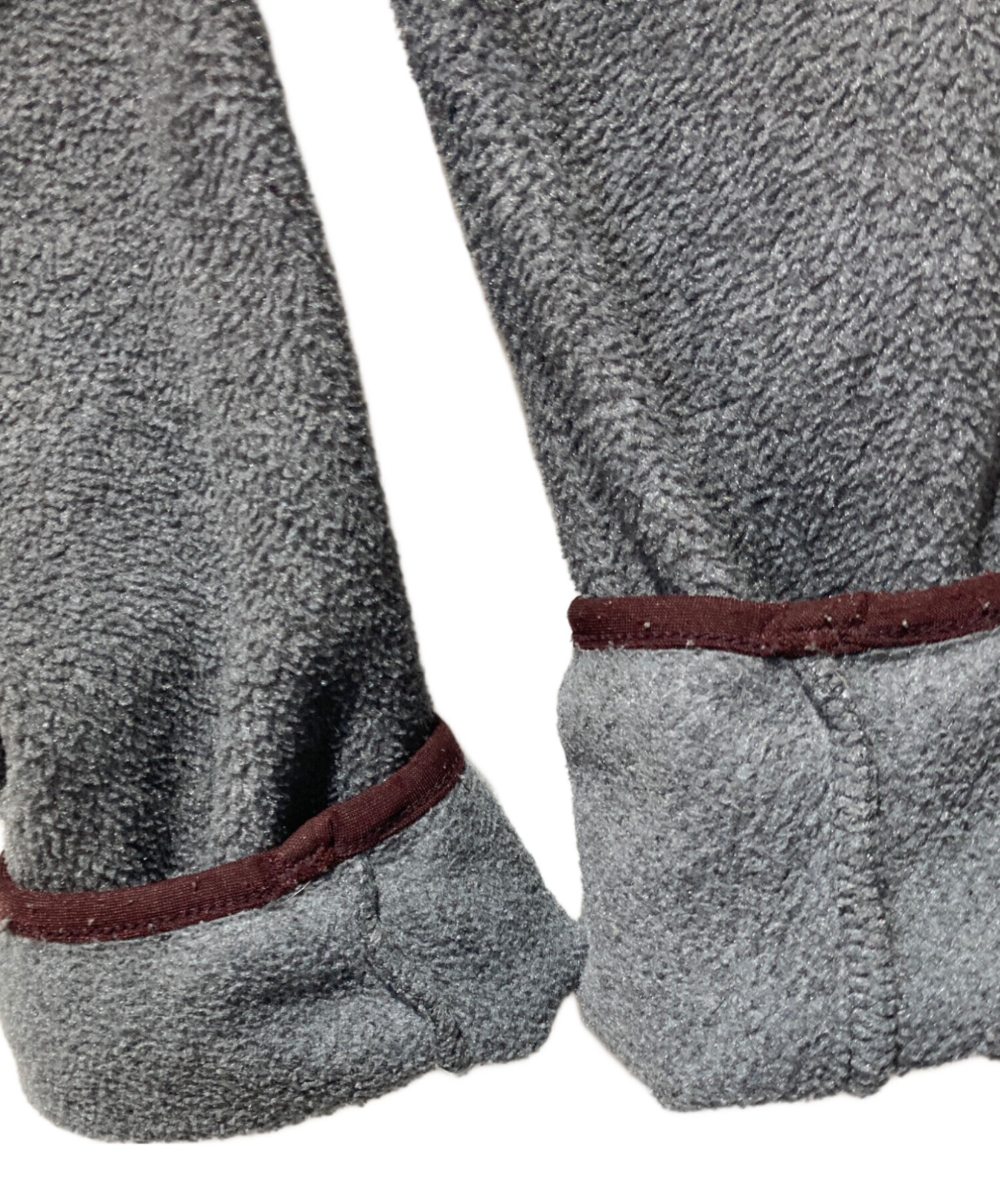 patagonia Synchilla フリース Sサイズ グレー/レッド 中古・古着通販】Patagonia (パタゴニア) SYNCHILLA シンチラフリース