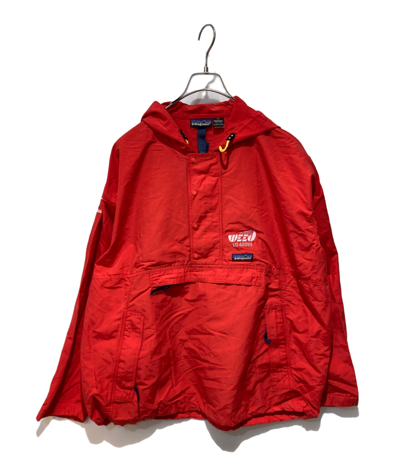 【ゆったりサイズ✨】パタゴニア メンズ ナイロンパーカー XXL レッド 赤系 中古・古着通販】Patagonia (パタゴニア) アノラックパーカー レッド
