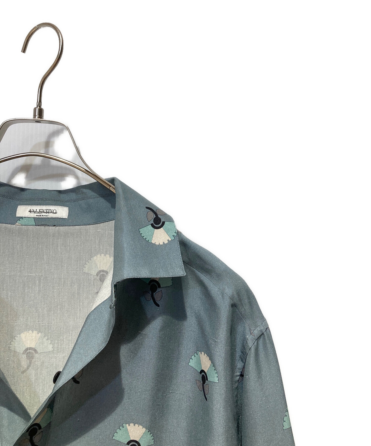 中古・古着通販】VALENTINO (ヴァレンティノ) 総柄シャツ グレー 
