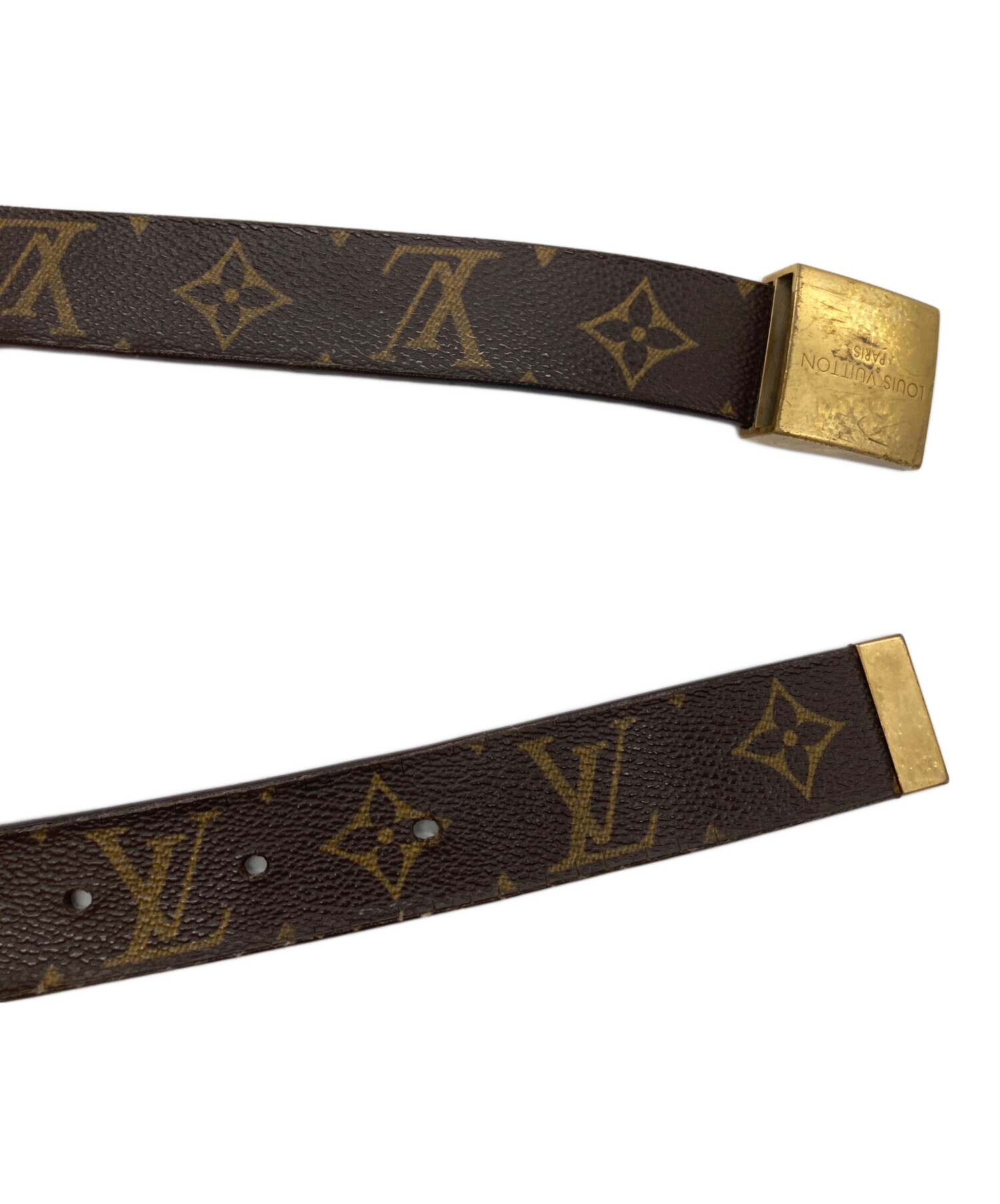 中古・古着通販】LOUIS VUITTON (ルイ ヴィトン) サンチュール キャレ