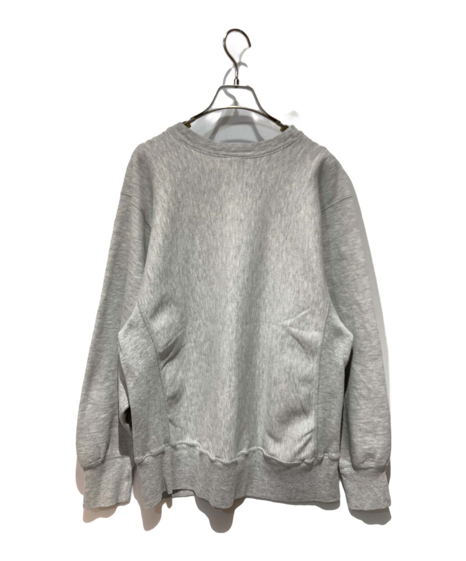 CHAMPION チャンピオン スウェット M グレー 【古着】【中古】【送料無料】 中古・古着通販】Champion (チャンピオン) スウェット グレー×ブラック