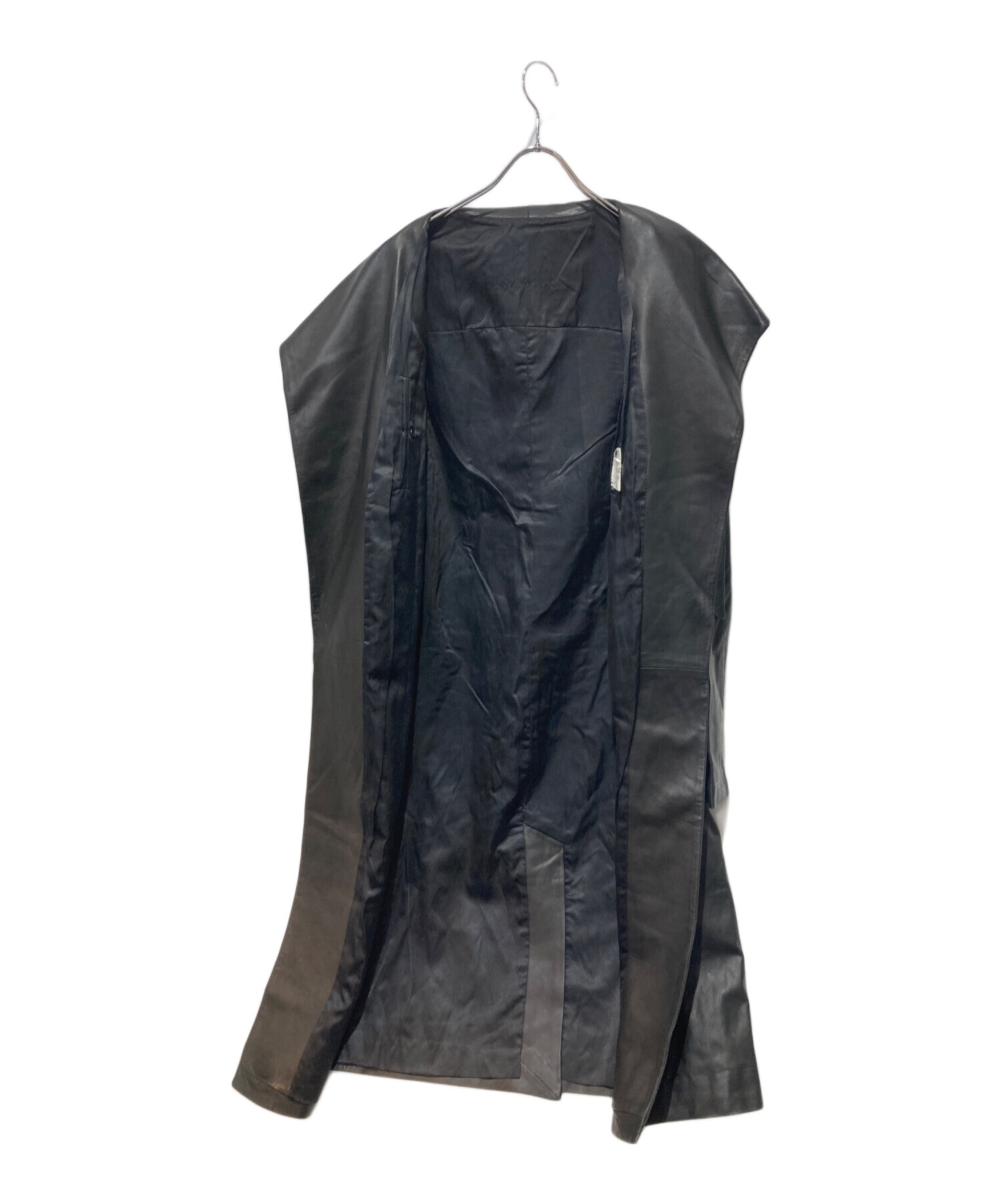 中古・古着通販】RICK OWENS (リックオウエンス) レザーコート