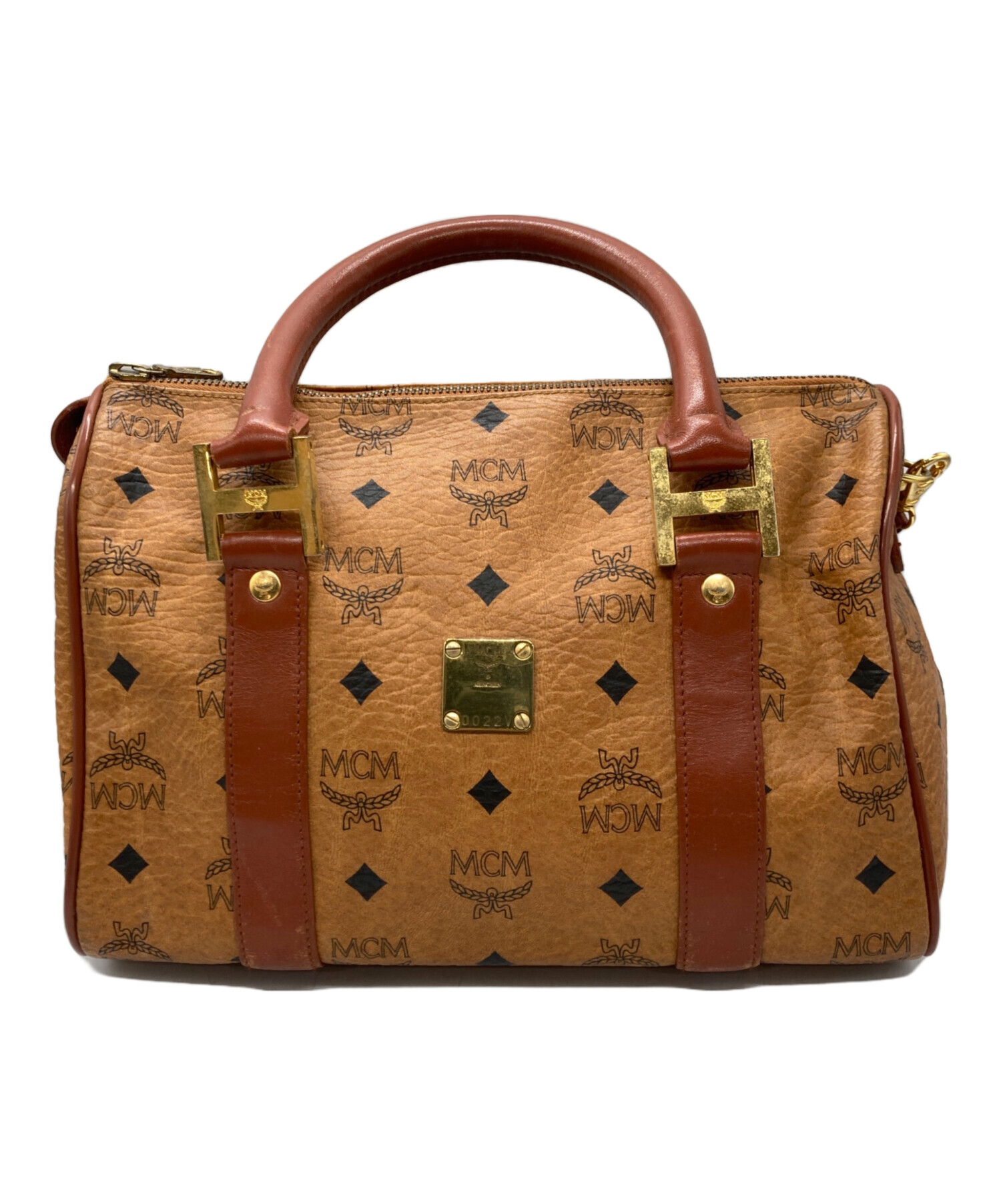 MCM エムシーエム ミニボストン 2way ショルダー ヴィセトス MCM
