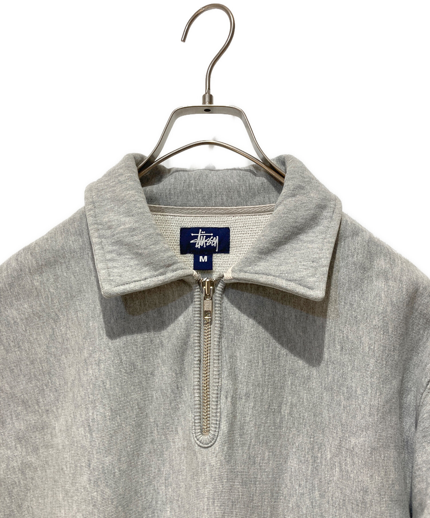 中古・古着通販】stussy (ステューシー) 90s ハーフジップスウェット 