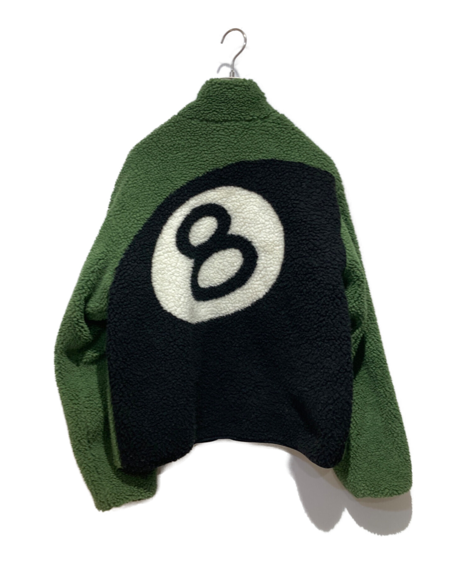 中古・古着通販】stussy (ステューシー) フリースジャケット グリーン 