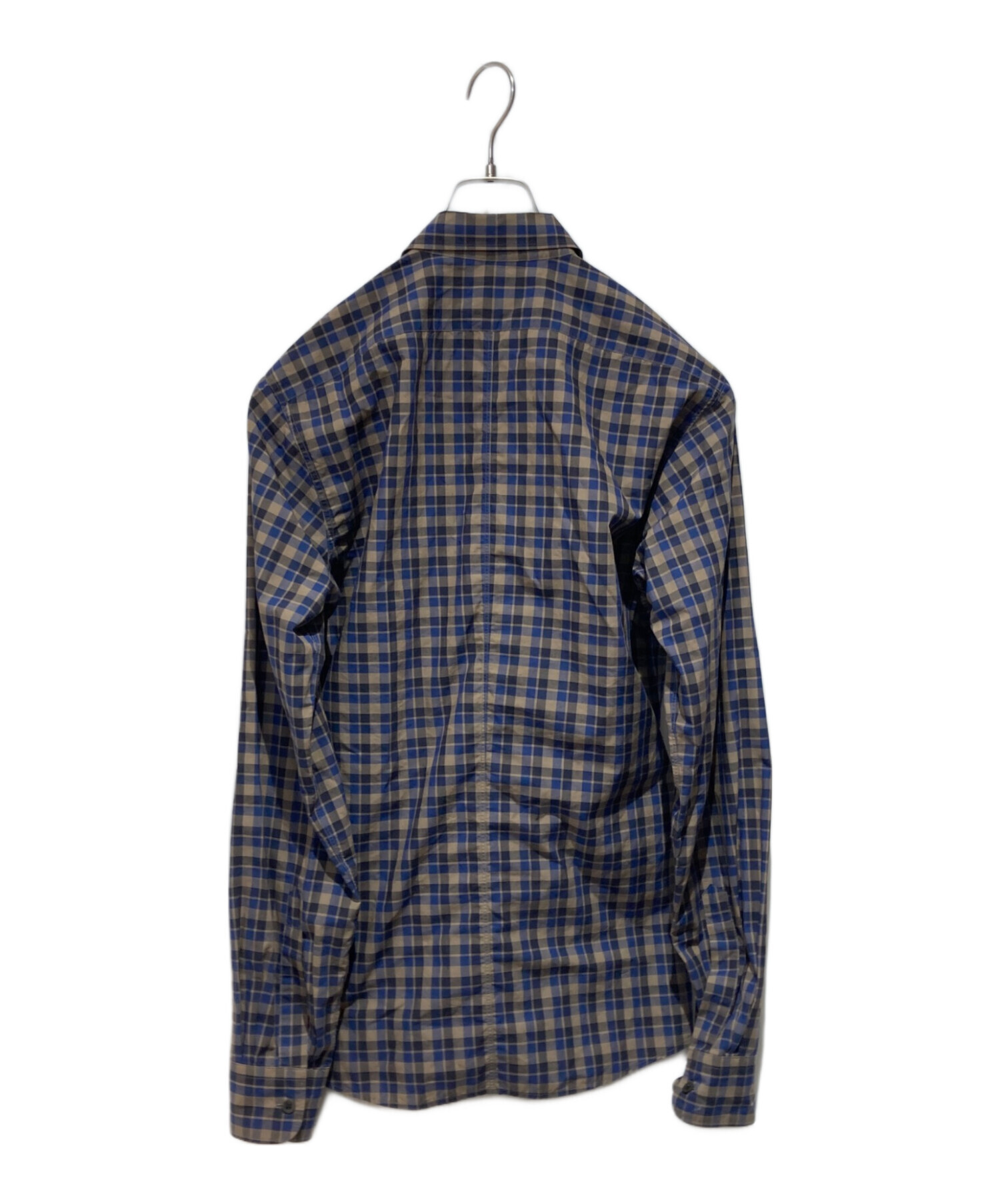 DRIES VAN NOTEN ドリスヴァンノッテン ブラウス S 青 【古着】【中古】【送料無料】 DRIES VAN NOTEN - ハンガリー製☆ DRIES VAN NOTEN ドリス ヴァン