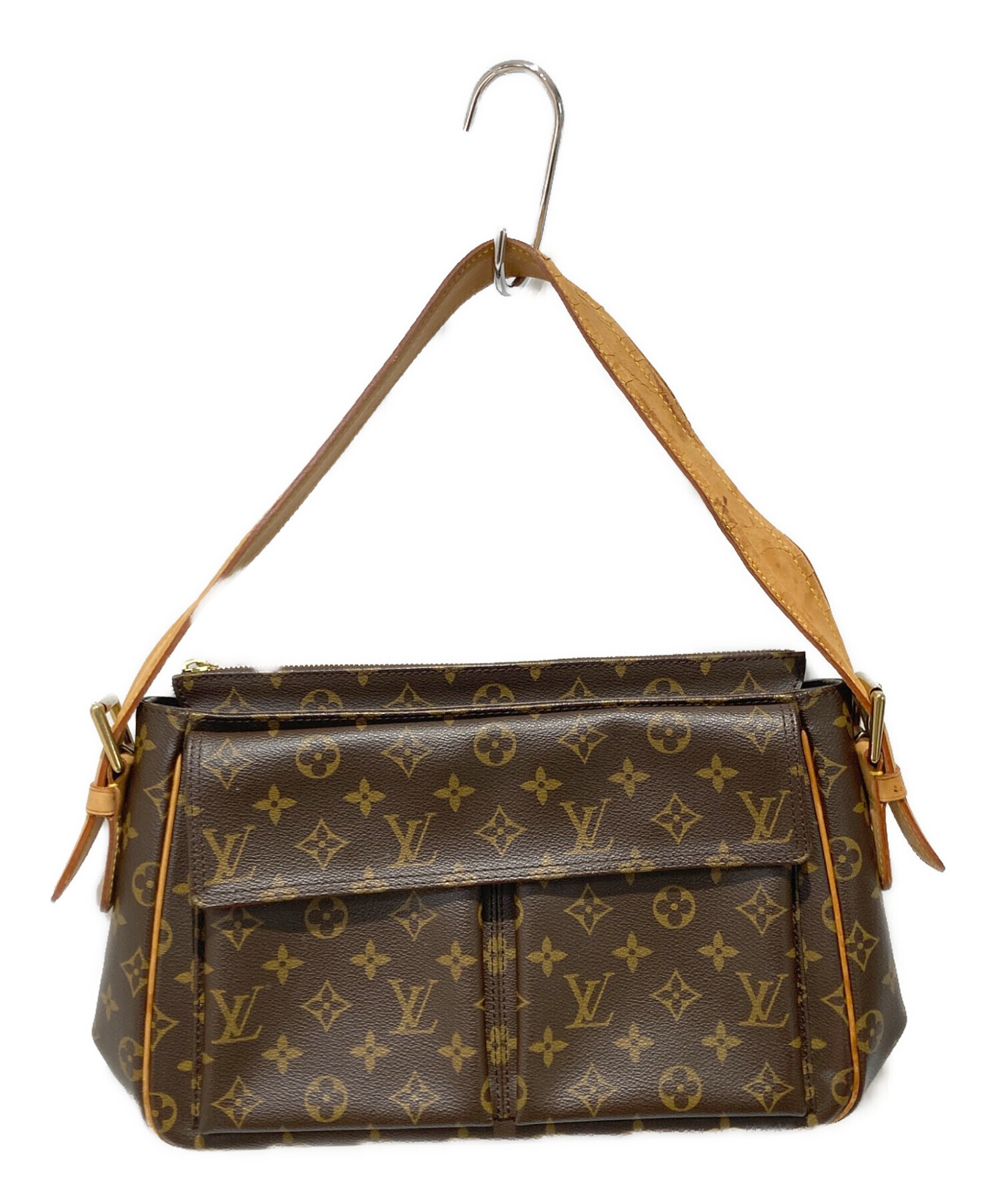 LOUIS VUITTON ルイヴィトン ショルダーバッグ  茶 【古着】【中古】【送料無料】 中古・古着通販】LOUIS VUITTON (ルイ ヴィトン) ショルダーバッグ