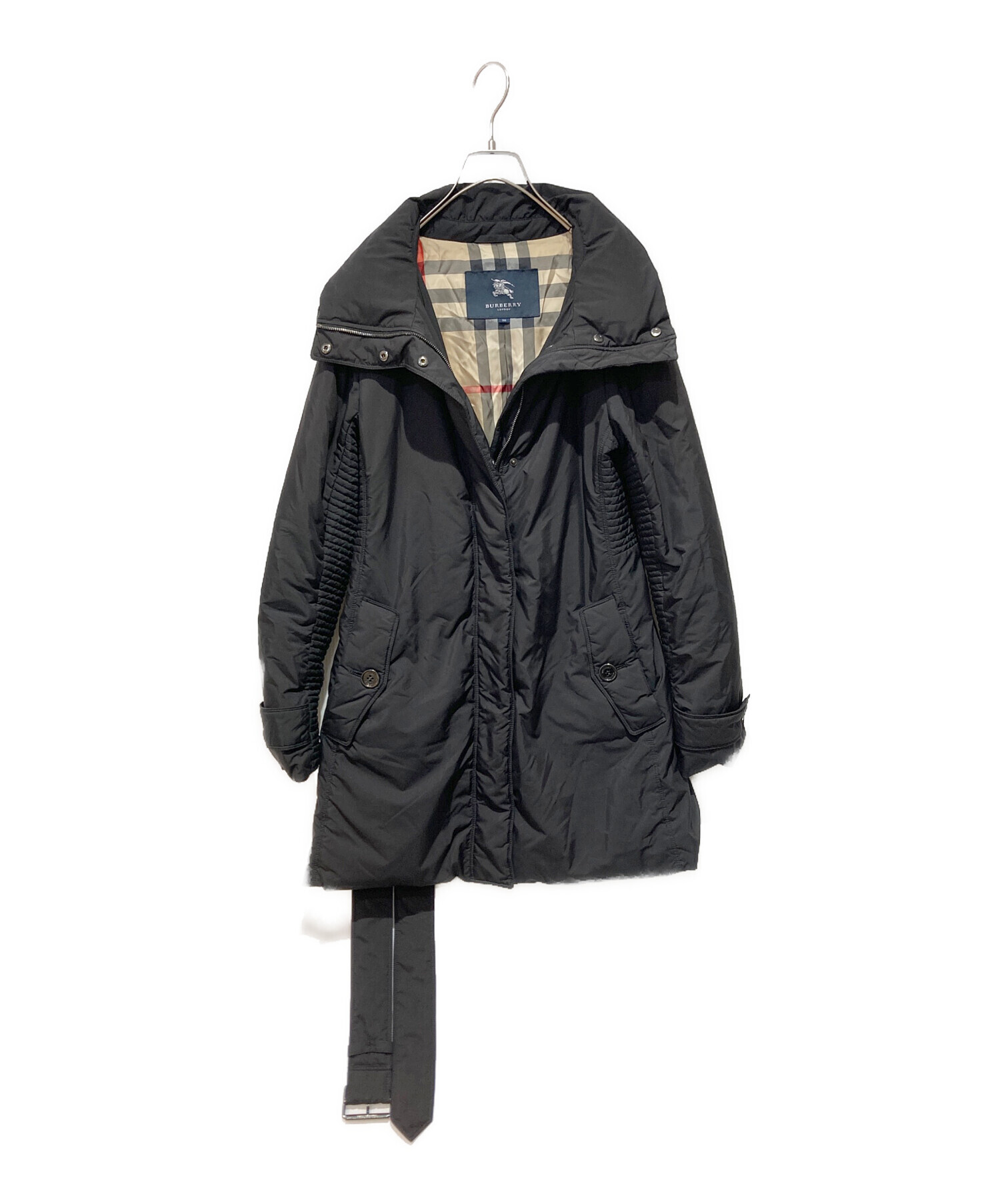 バーバリーロンドン ダウンライナー付ハーフコート Burberry London 中古・古着通販】BURBERRY LONDON (バーバリーロンドン) ベルテッド
