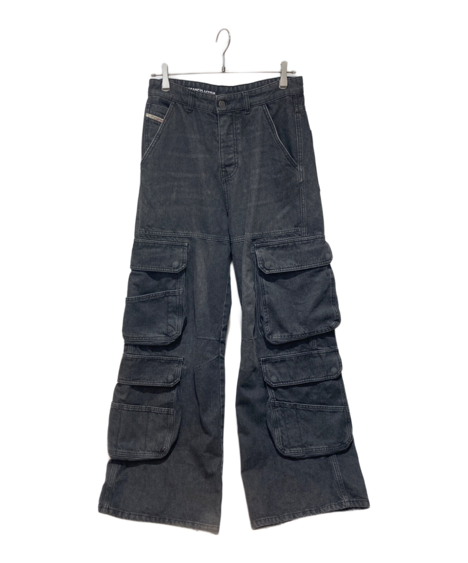 中古・古着通販】DIESEL (ディーゼル) D-SIRE-CARGO-S ブラック サイズ 