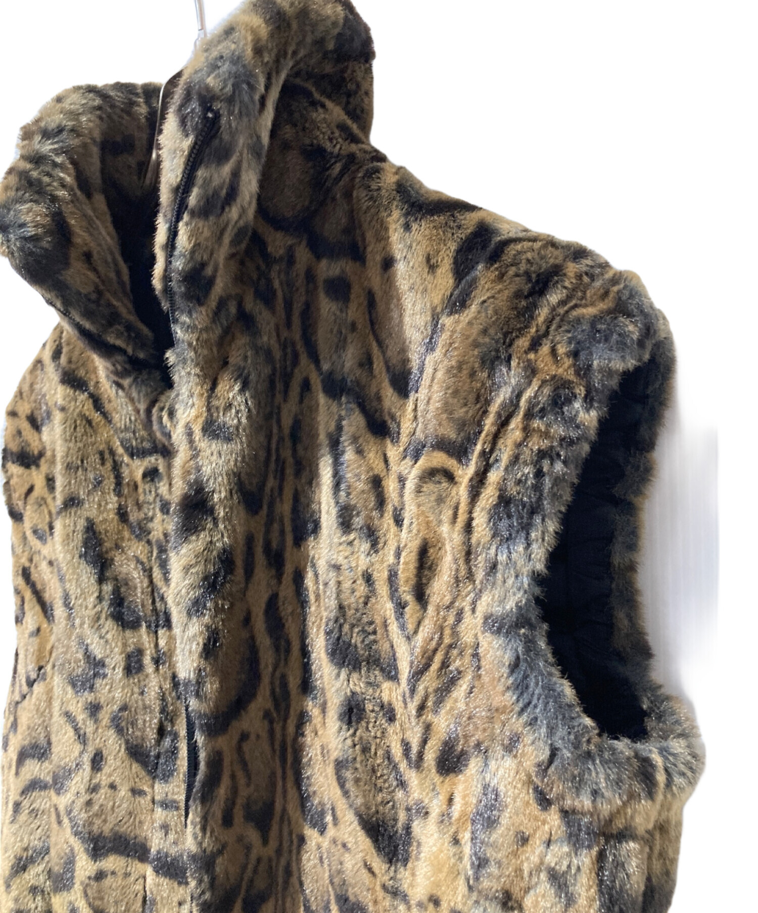 [正規品]ジョルジオアルマーニ レオパード豹柄 ハラコ素材ベルト 男女兼 中古・古着通販】GIORGIO ARMANI (ジョルジオアルマーニ) レオパード