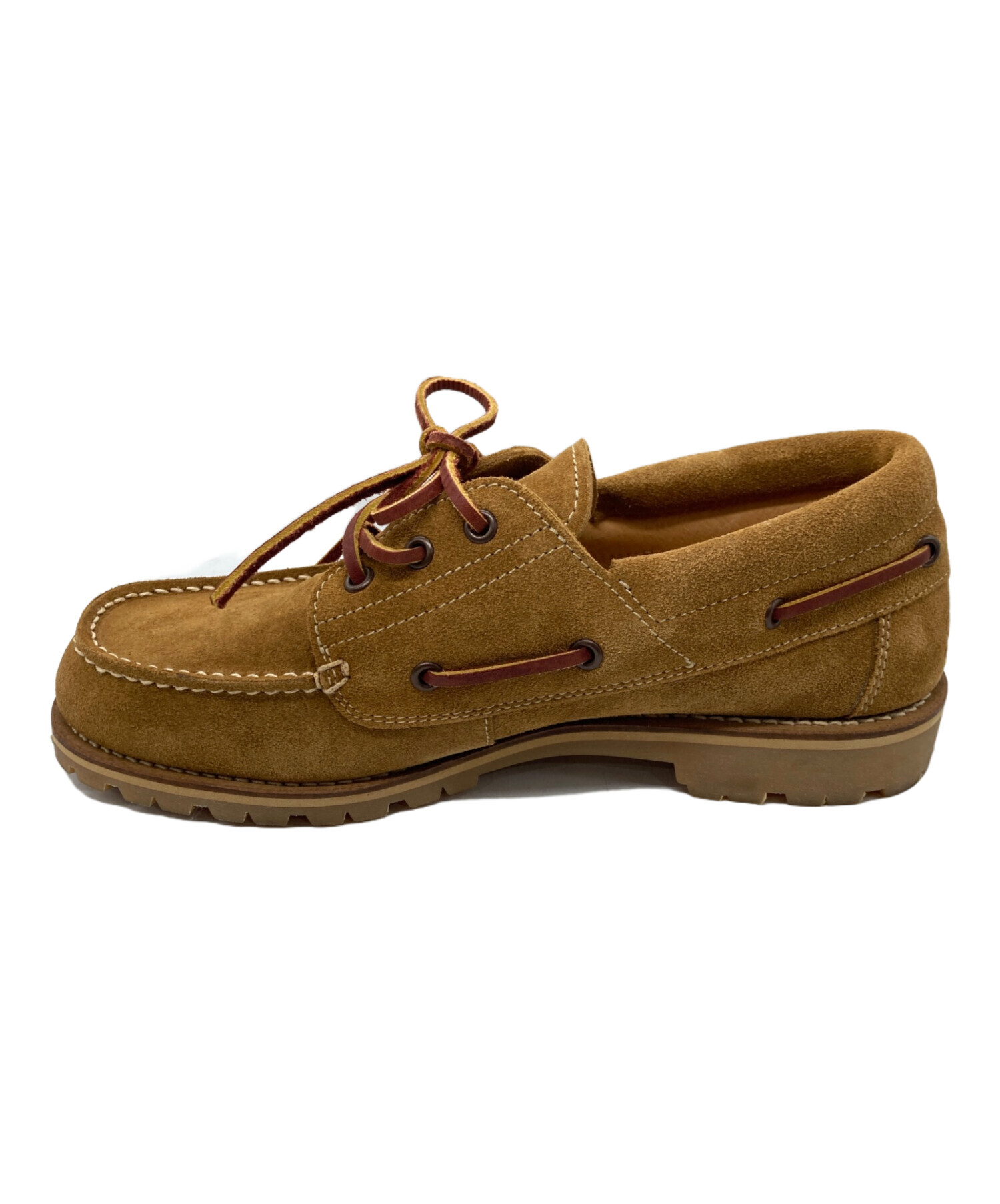 Danner ダナー デッキシューズ ウーブンモック 編み込み 本革 26cm 中古・古着通販】Danner (ダナー) スウェードデッキシューズ ブラウン
