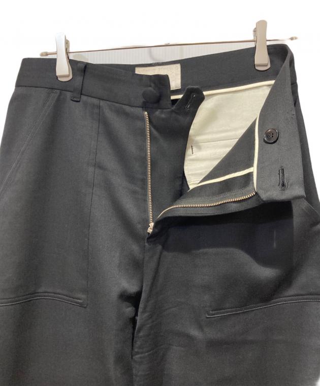 中古・古着通販】ORIMI (オリミ) BIGBIGSLACKS ブラック サイズ: 2